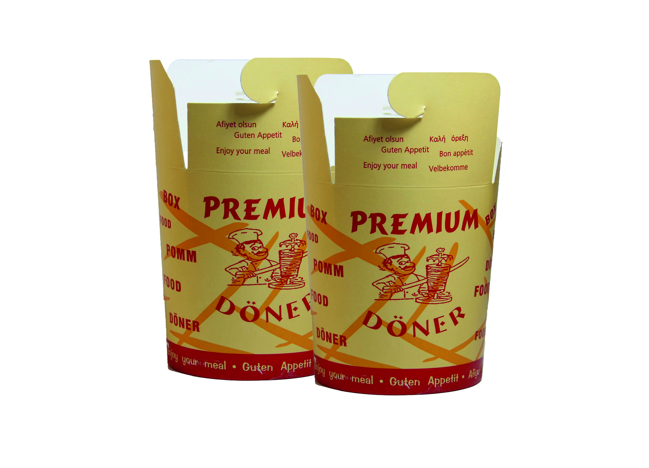 (Bild für) Döner Box 16oz 50 Stück 10