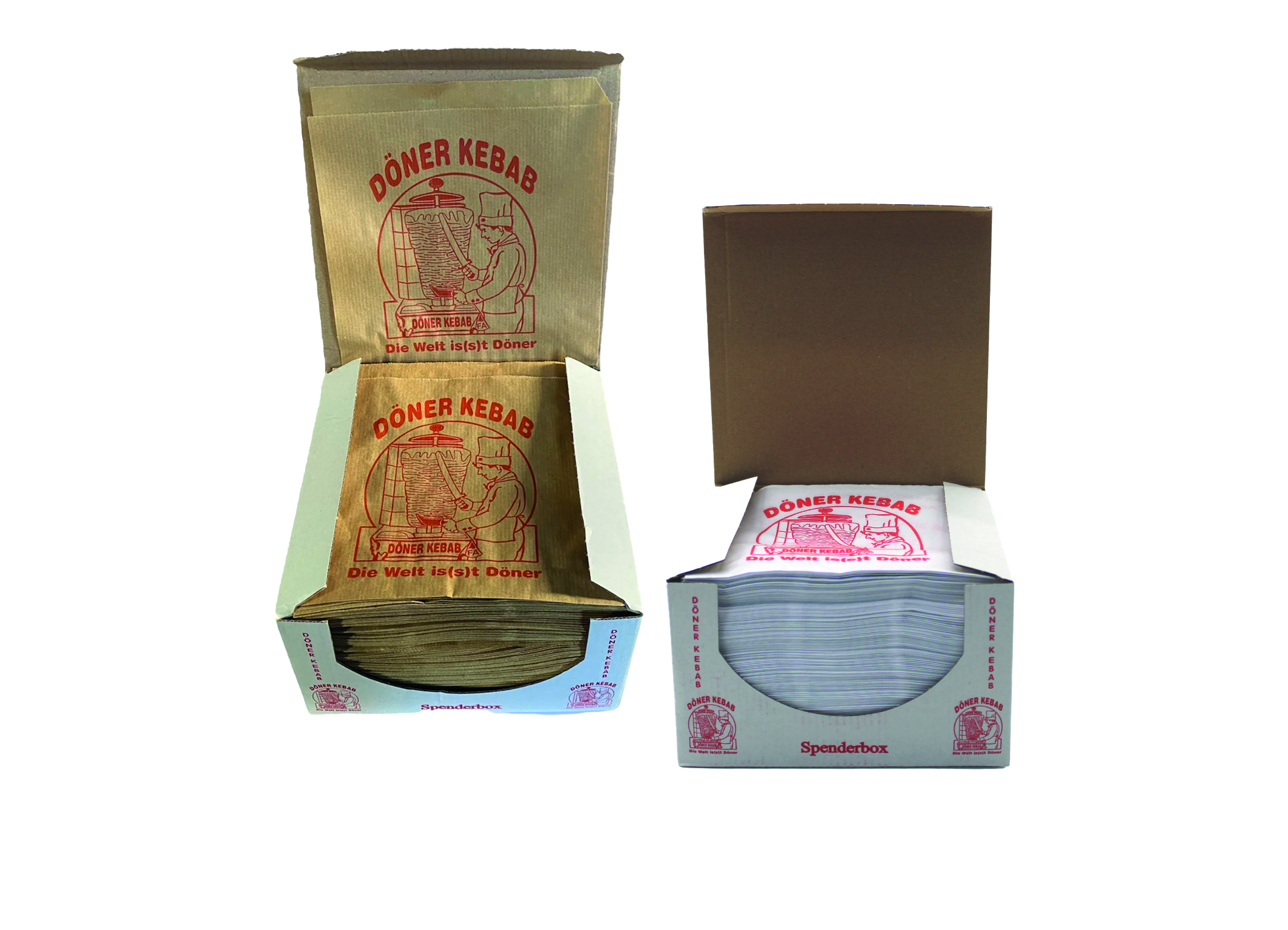 (Bild für) Dönertüten 16x16cm braun 4kg 1