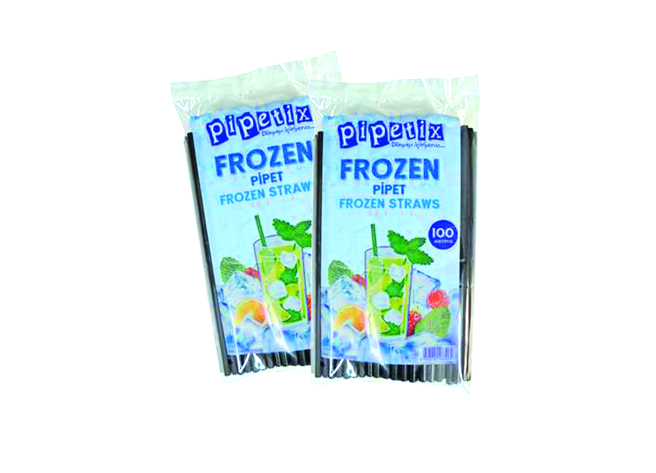 (Bild für) Strohhalm schwarz 100 Stück 50