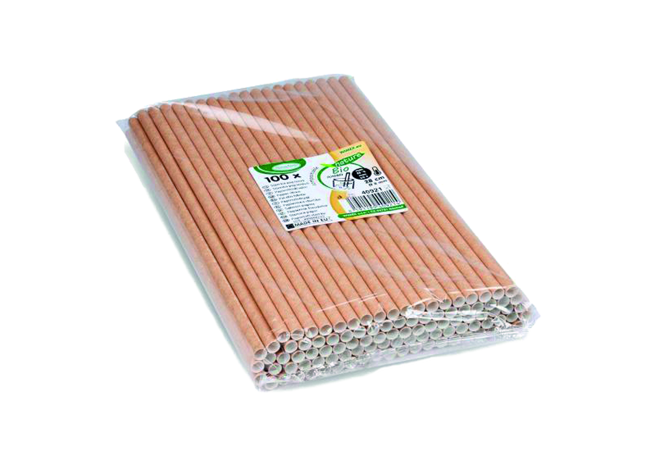 (Bild für) Strohhalm Papier 25 100Stk. 1