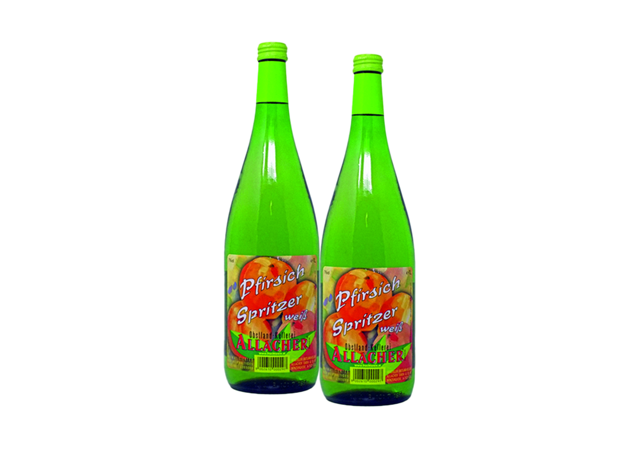 (Bild für) Allacher Pfirsich-Spritzer weiß 1L 6