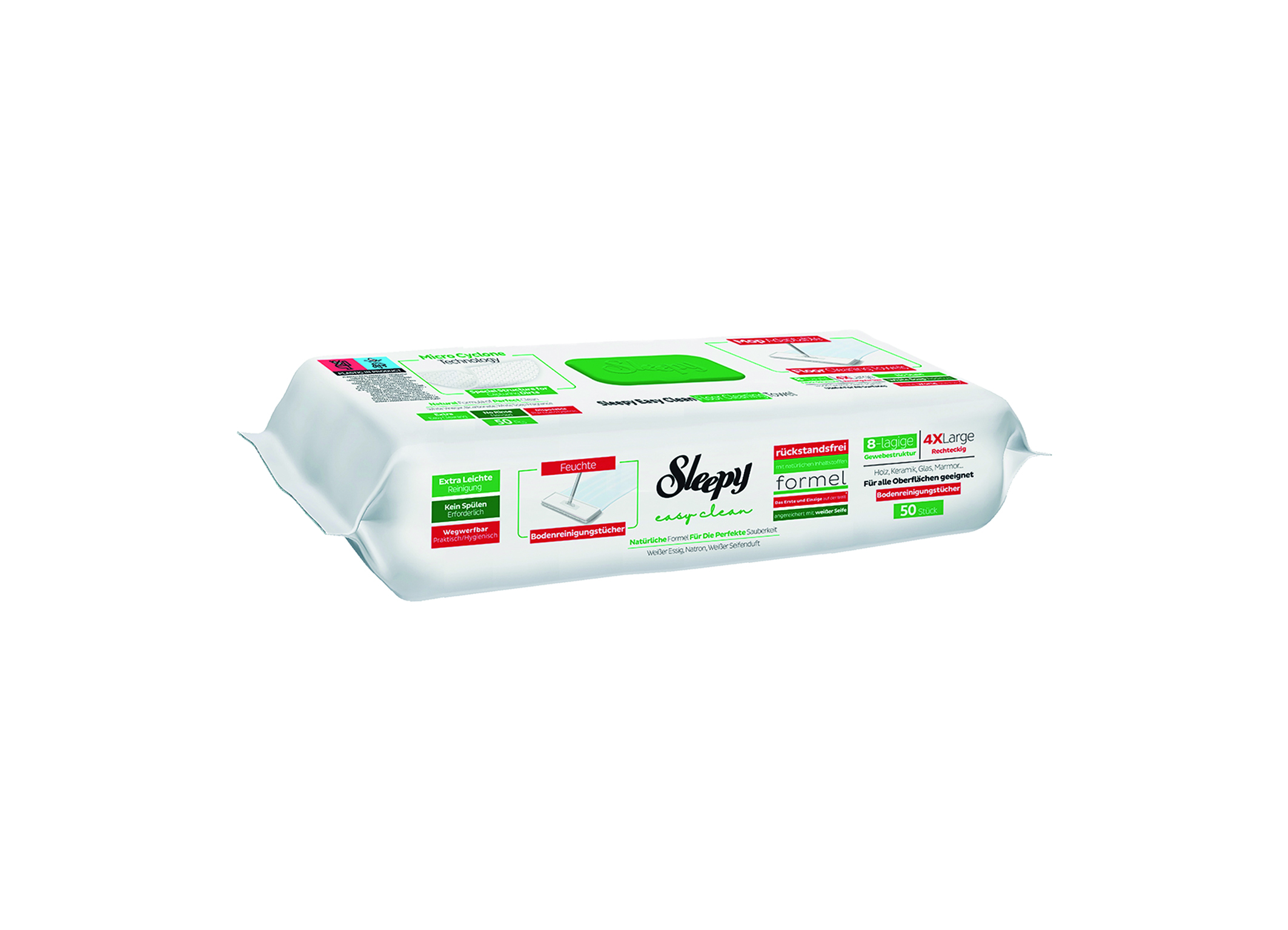 (Bild für) Sleepy Easy Clean Grün 50 Stück 4