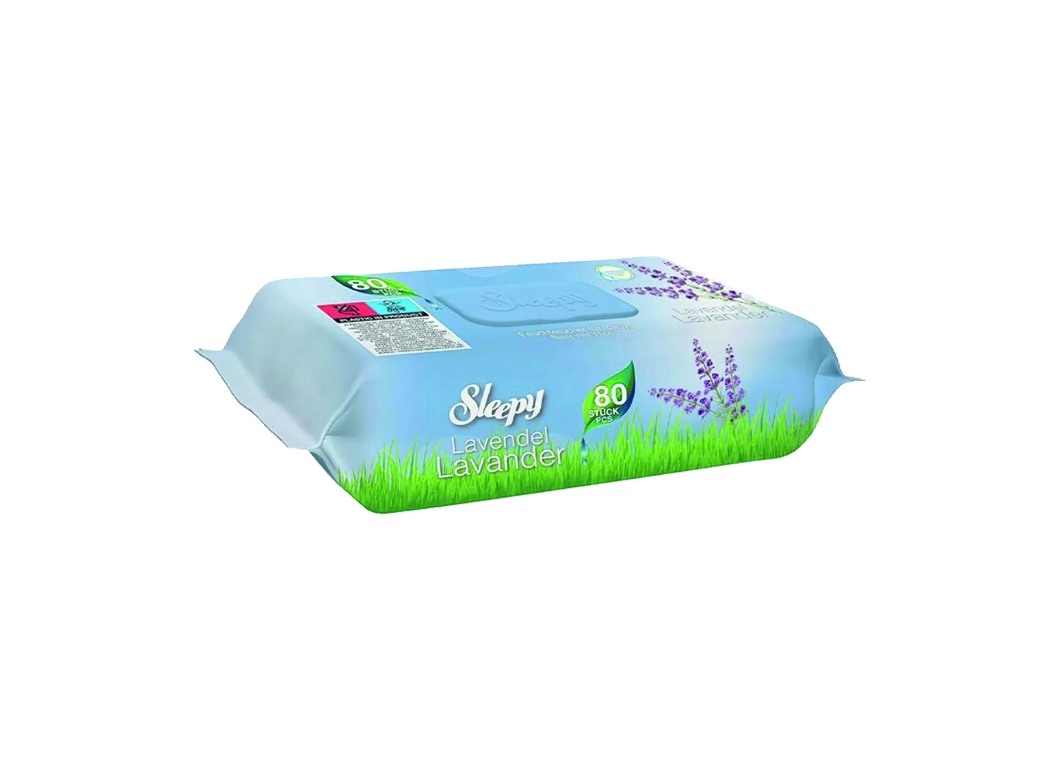 (Bild für) Sleepy Feuchttücher Lavendel 80 Stück 1