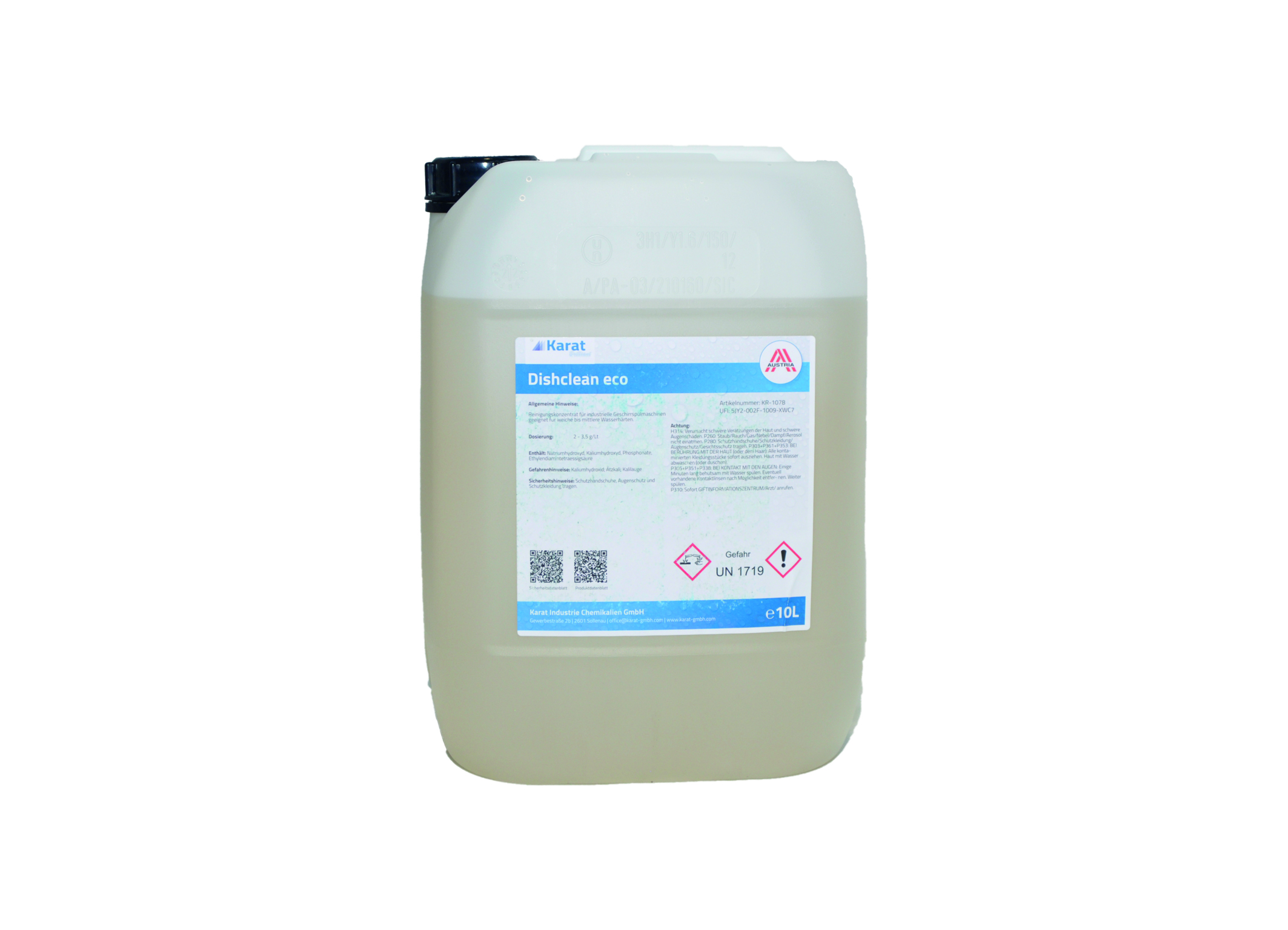 (Bild für) Dishclean Eco 10L 1