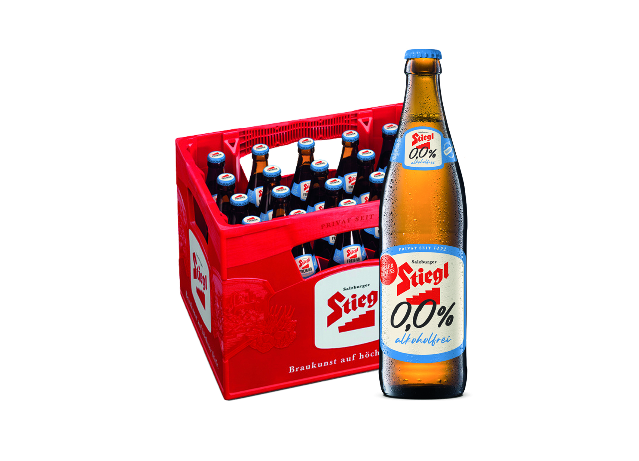 (Bild für) Stiegl 0,0% alkoholfrei 0,5L FL MW 20