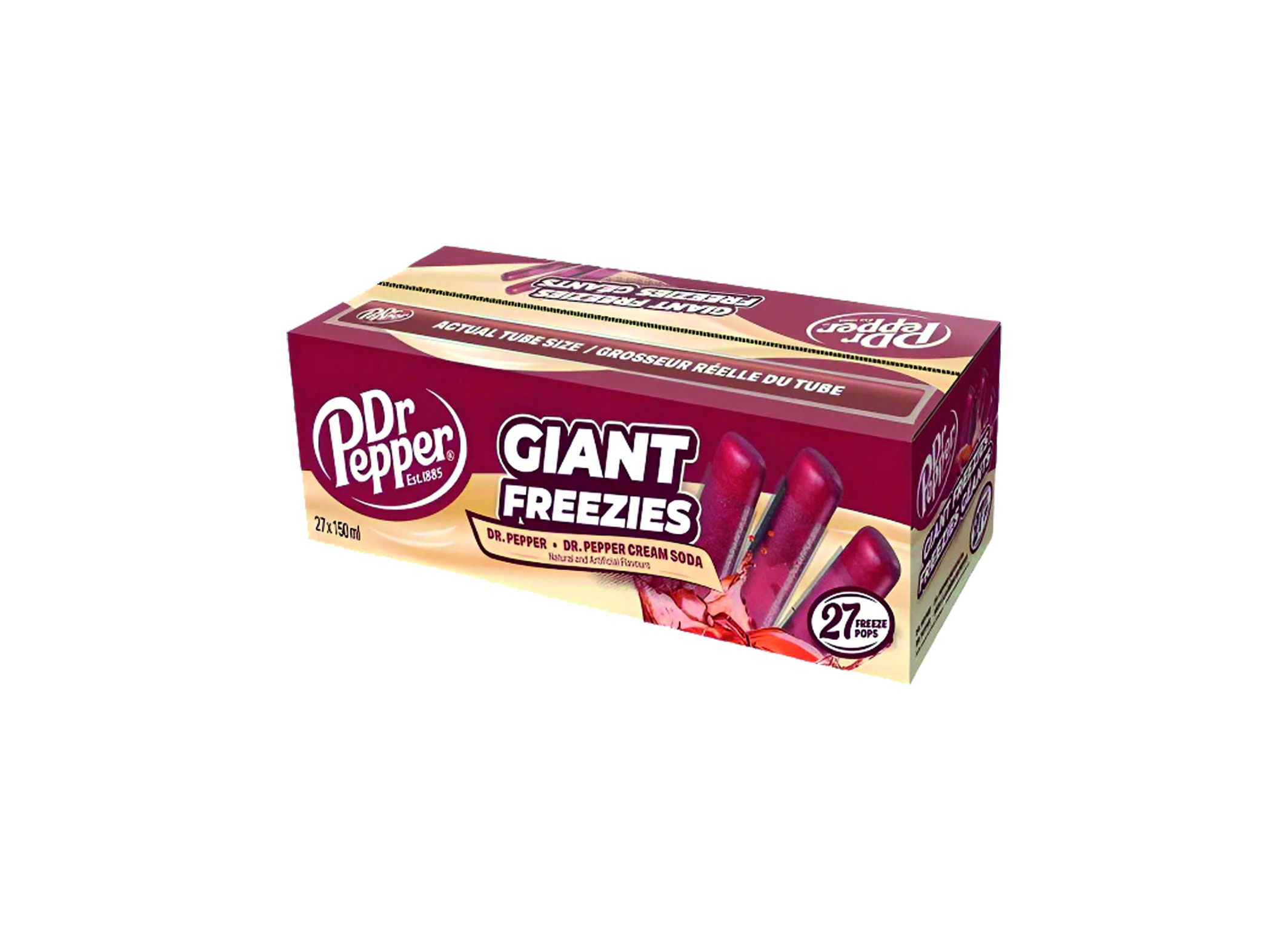 (Bild für) Dr Pepper Giant Freezies Í Wassereis 0,15L 27