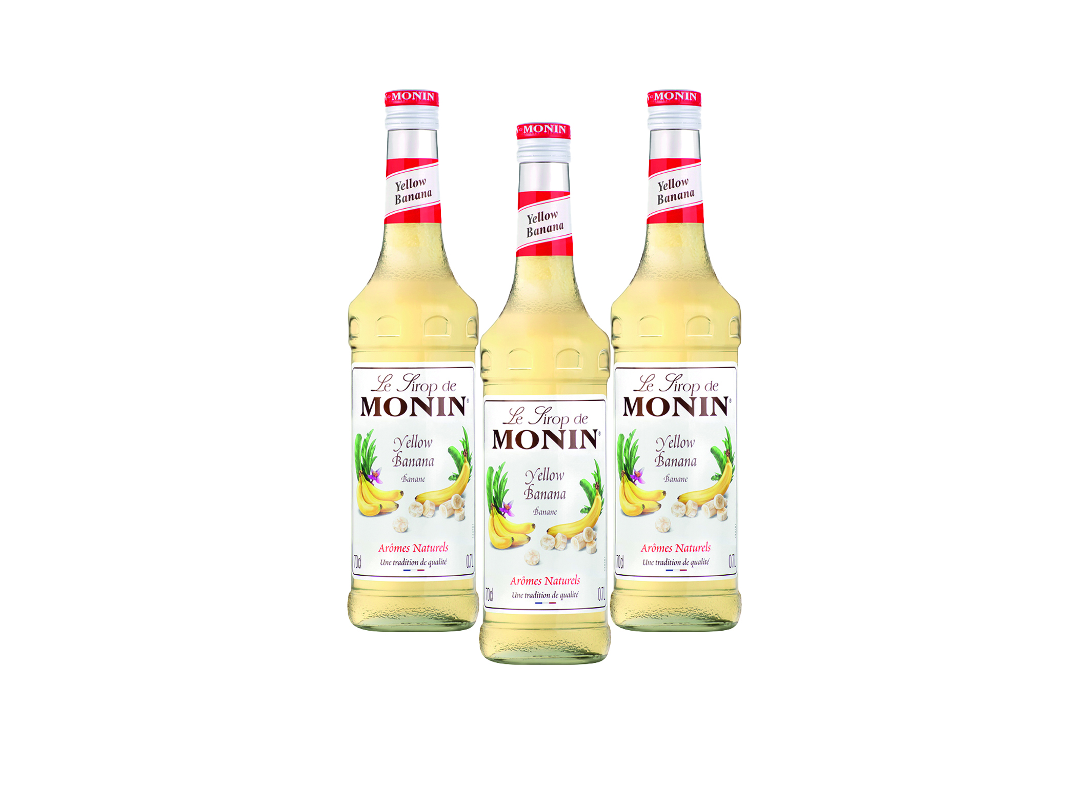 (Bild für) Monin Sirup Banane gelb 0,7L 6
