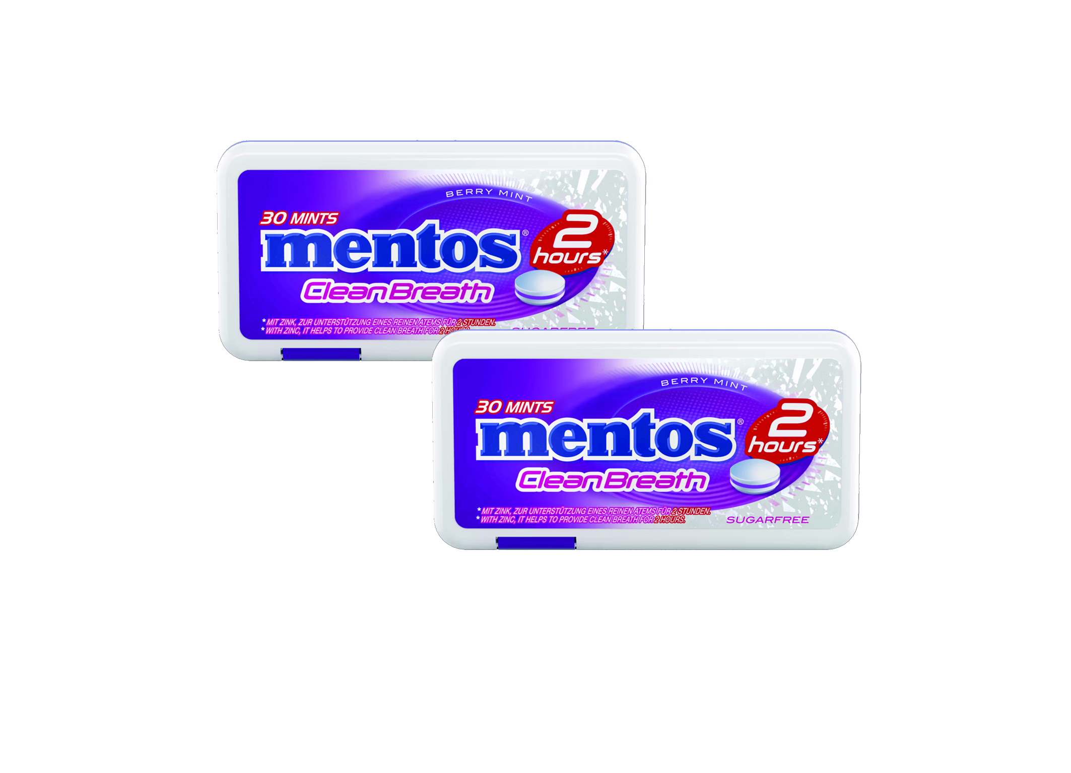 (Bild für) Mentos Clean Breath Berry Mint 21g 12