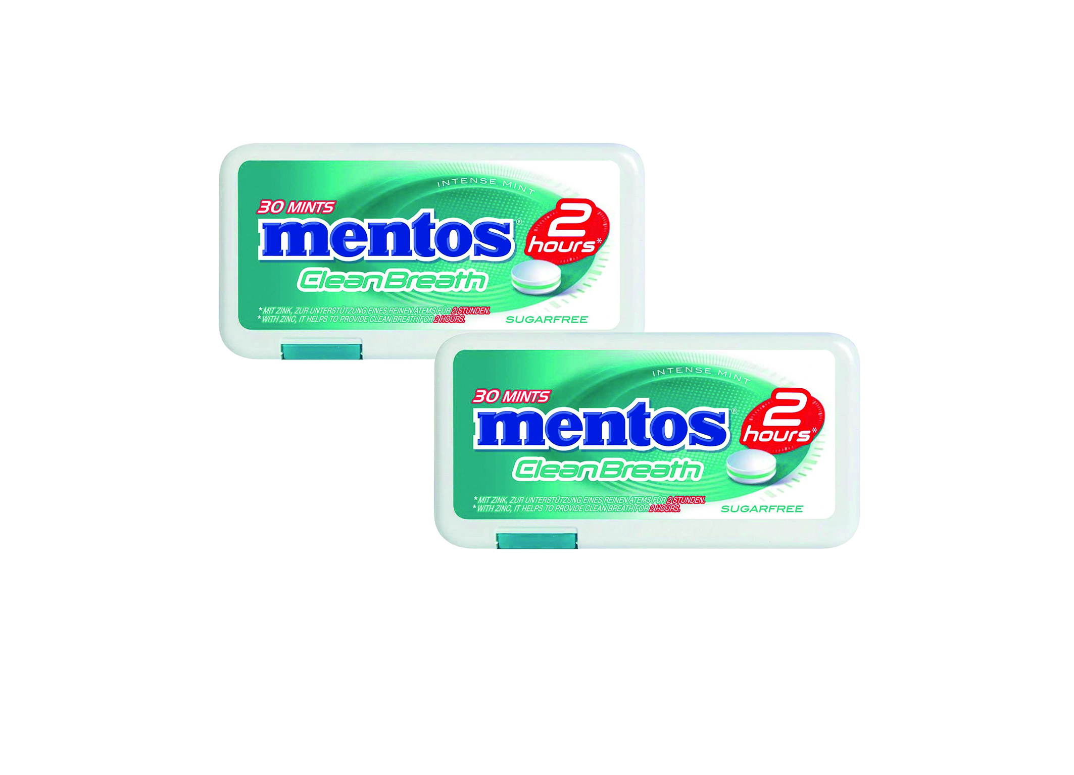 (Bild für) Mentos Clean Breath Intense Mint 21g 12