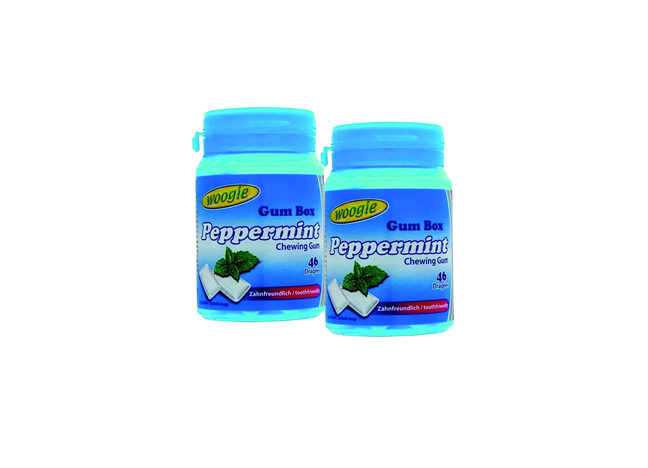 (Bild für) Woogie Peppermint Kaugummi 64,4g 12