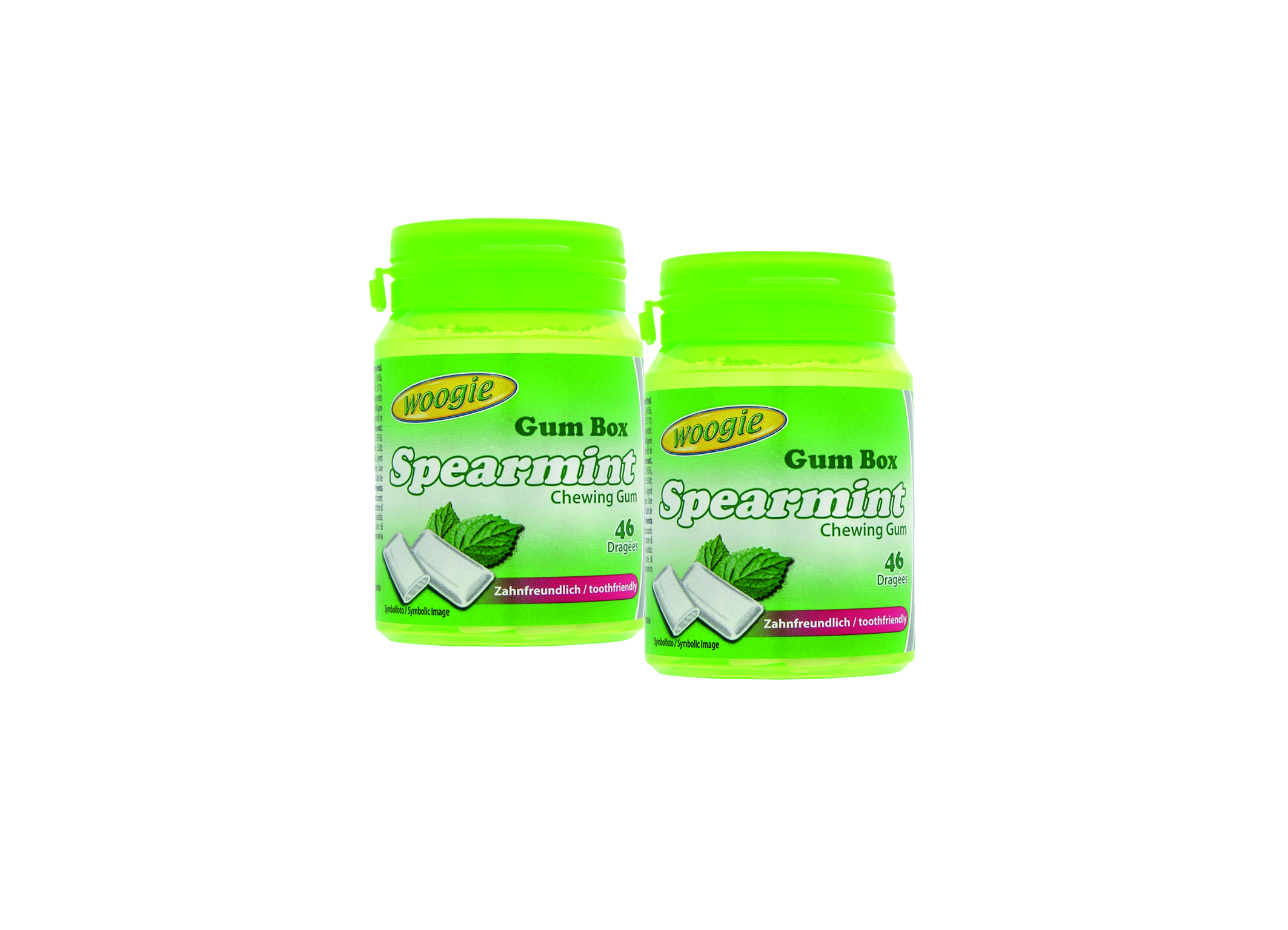 (Bild für) Woogie Spearmint Kaugummi 64,4g 12
