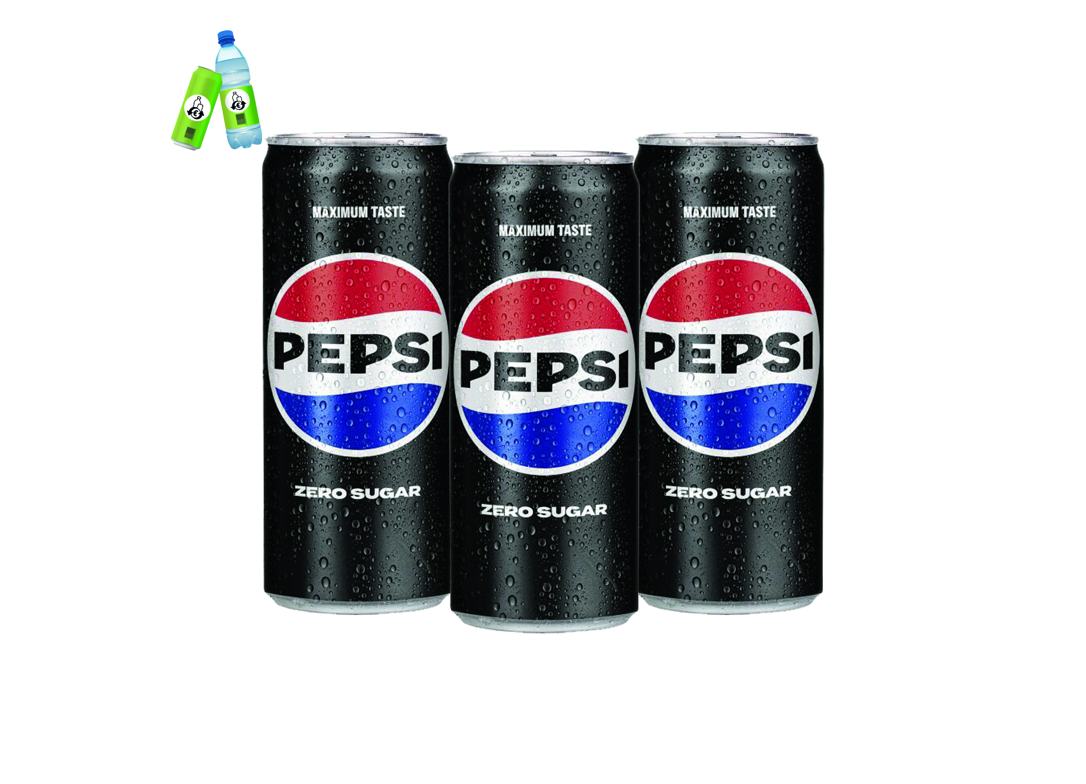 (Bild für) Pepsi Cola Zero 0,33L DS EWP 24