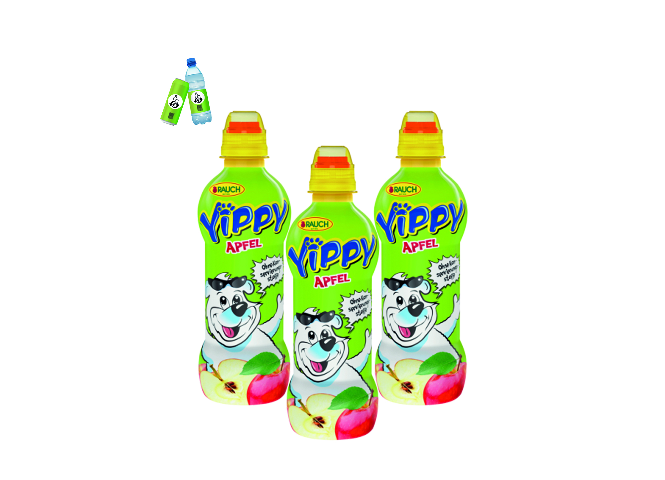 (Bild für) Rauch Yippy Apple 0,33L PET EWP 12