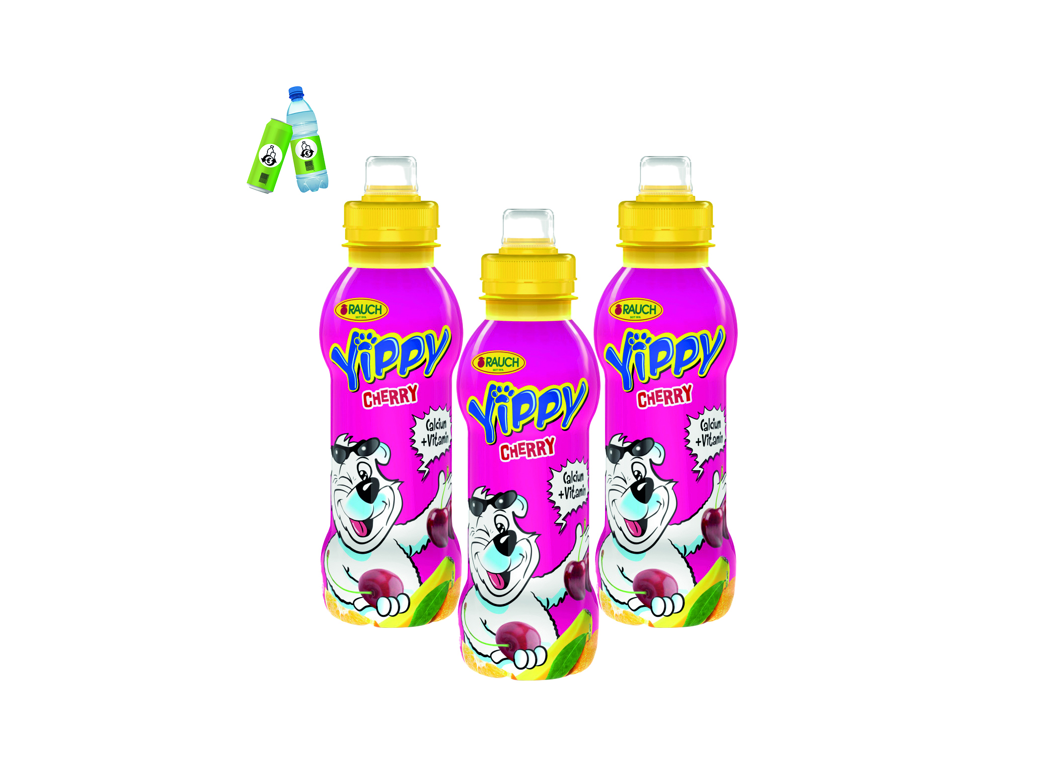 (Bild für) Rauch Yippy Cherry 0,33L PET EWP 12