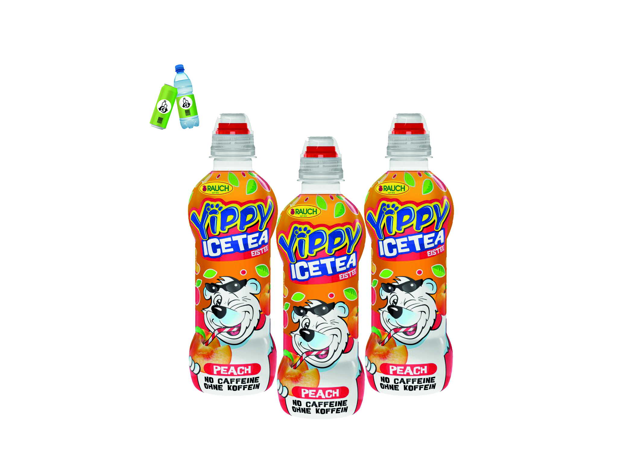 (Bild für) Rauch Yippy Peach 0,33L PET EWP 12