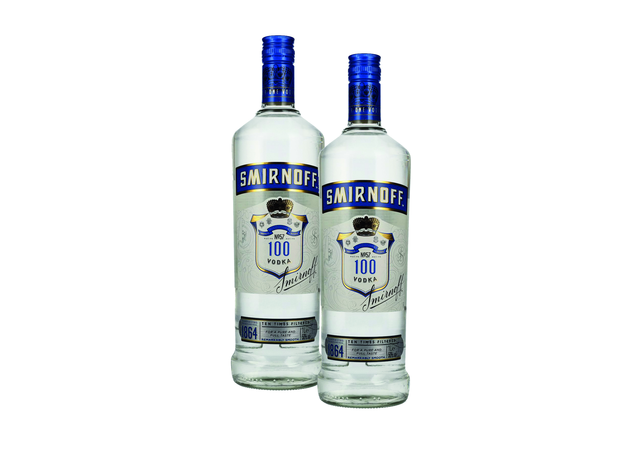 (Bild für) Smirnoff Vodka Blue Label 1L 50% 12