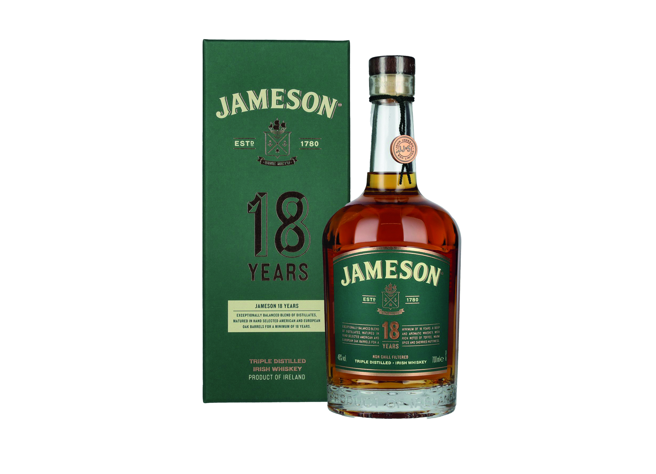 (Bild für) Jameson 18 YO Irish Whiskey 0,7L 46% 3