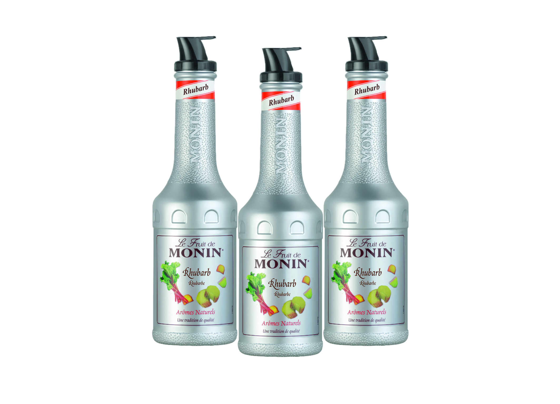 (Bild für) Monin Püree Rhabarber 1L 4