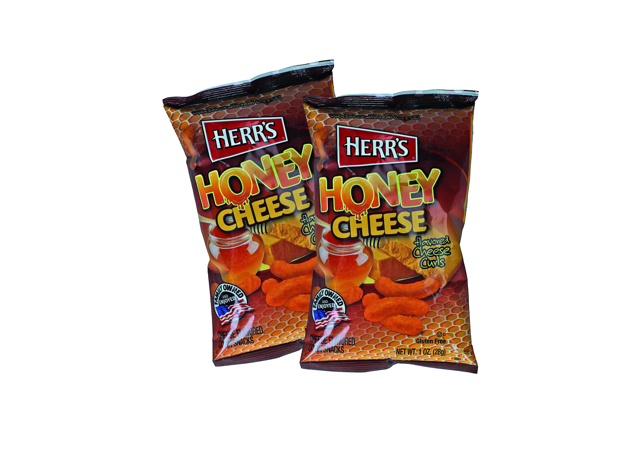 (Bild für) Herr´s Honey Cheese Curls 28g 42