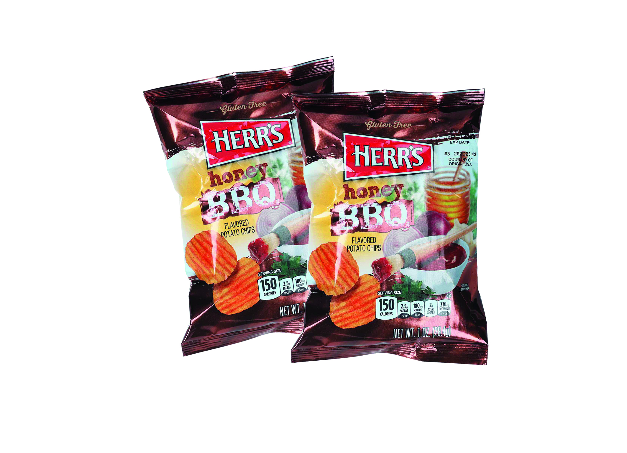 (Bild für) Herr´s Honey BBQ Chips 28g 42