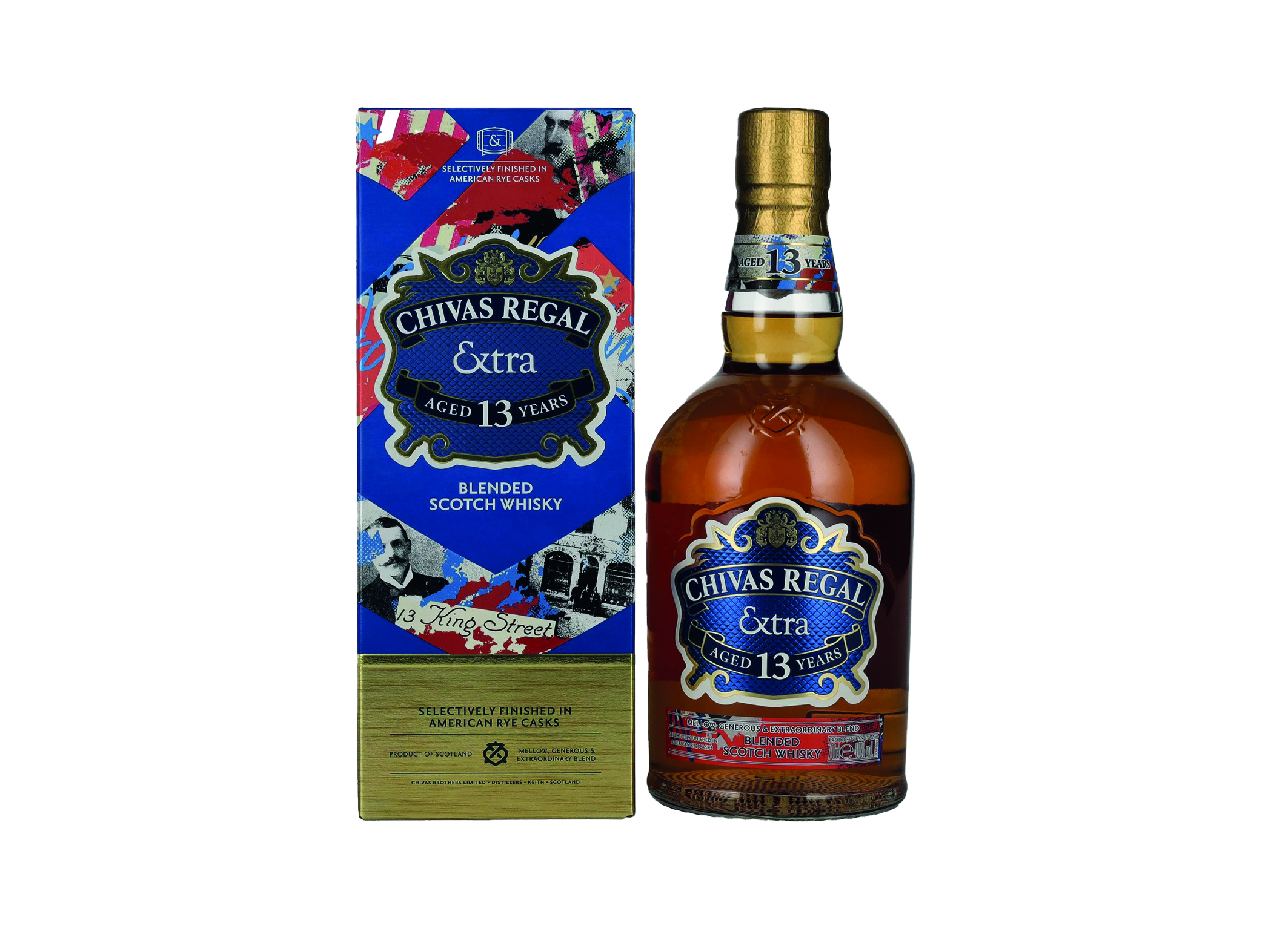 (Bild für) Chivas Regal 13 YO American Rye Cask 0,7L 40% 6