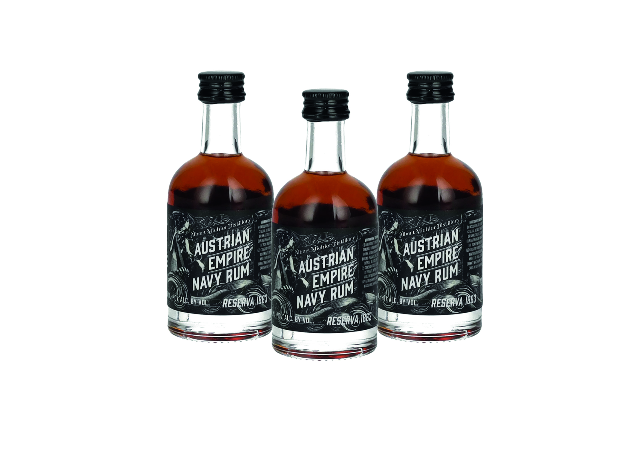 (Bild für) Austrian Empire Navy 1863 Rum 0,05L 40% 15