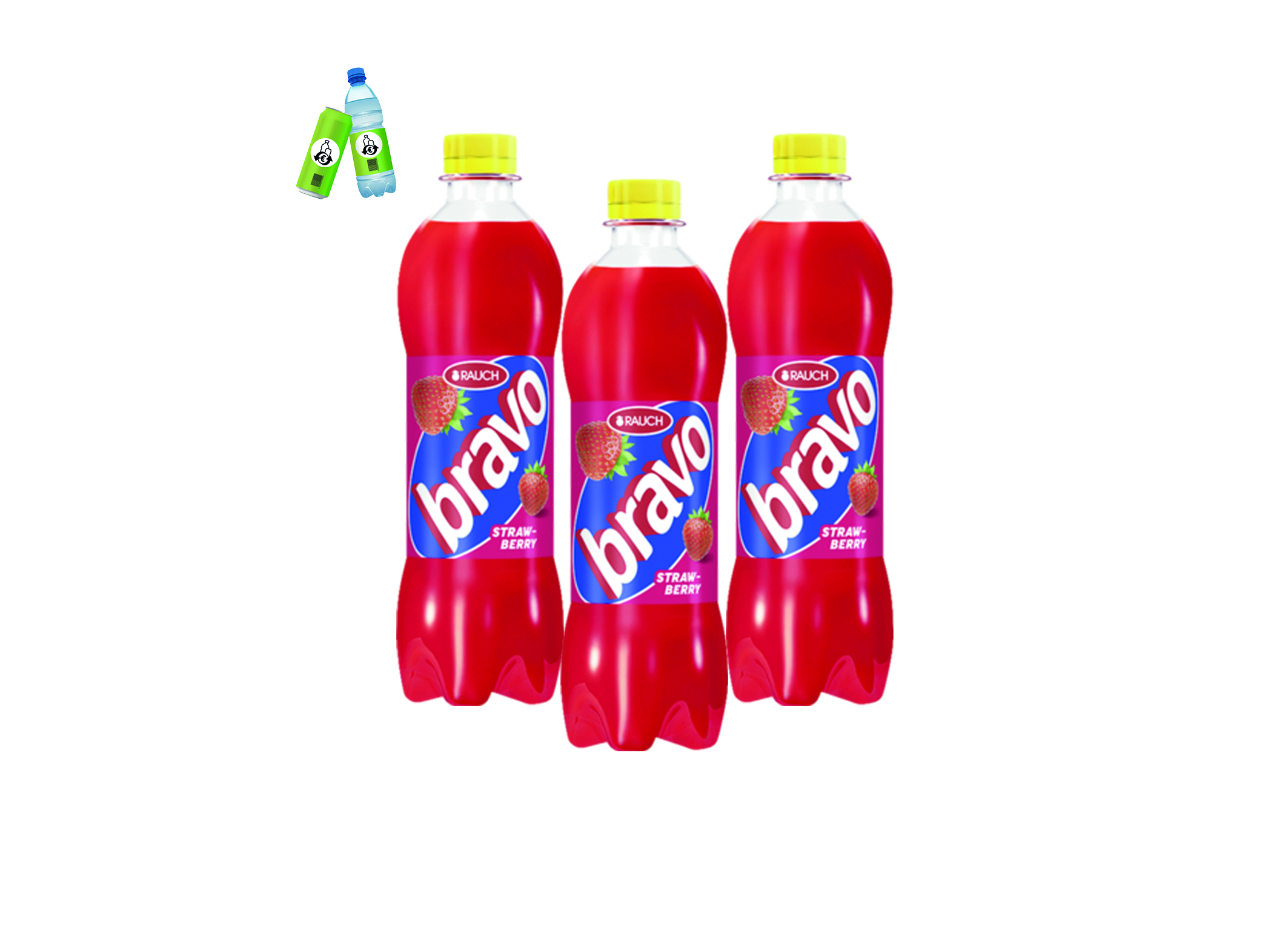 (Bild für) Bravo Erdbeere 0,5L PET EWP 12