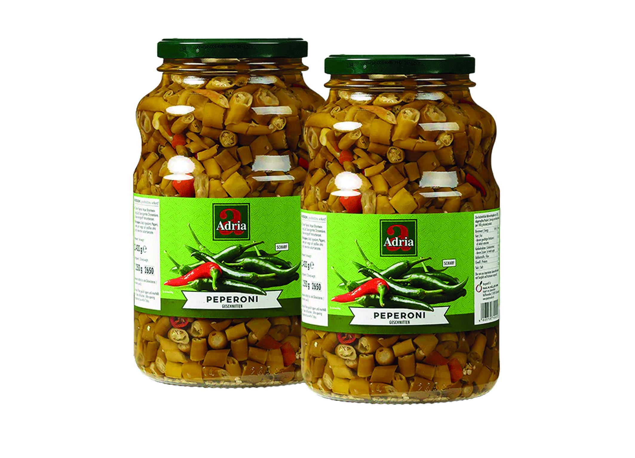 (Bild für) Adria Pfefferoni scharf geschnitten 2650ml 6