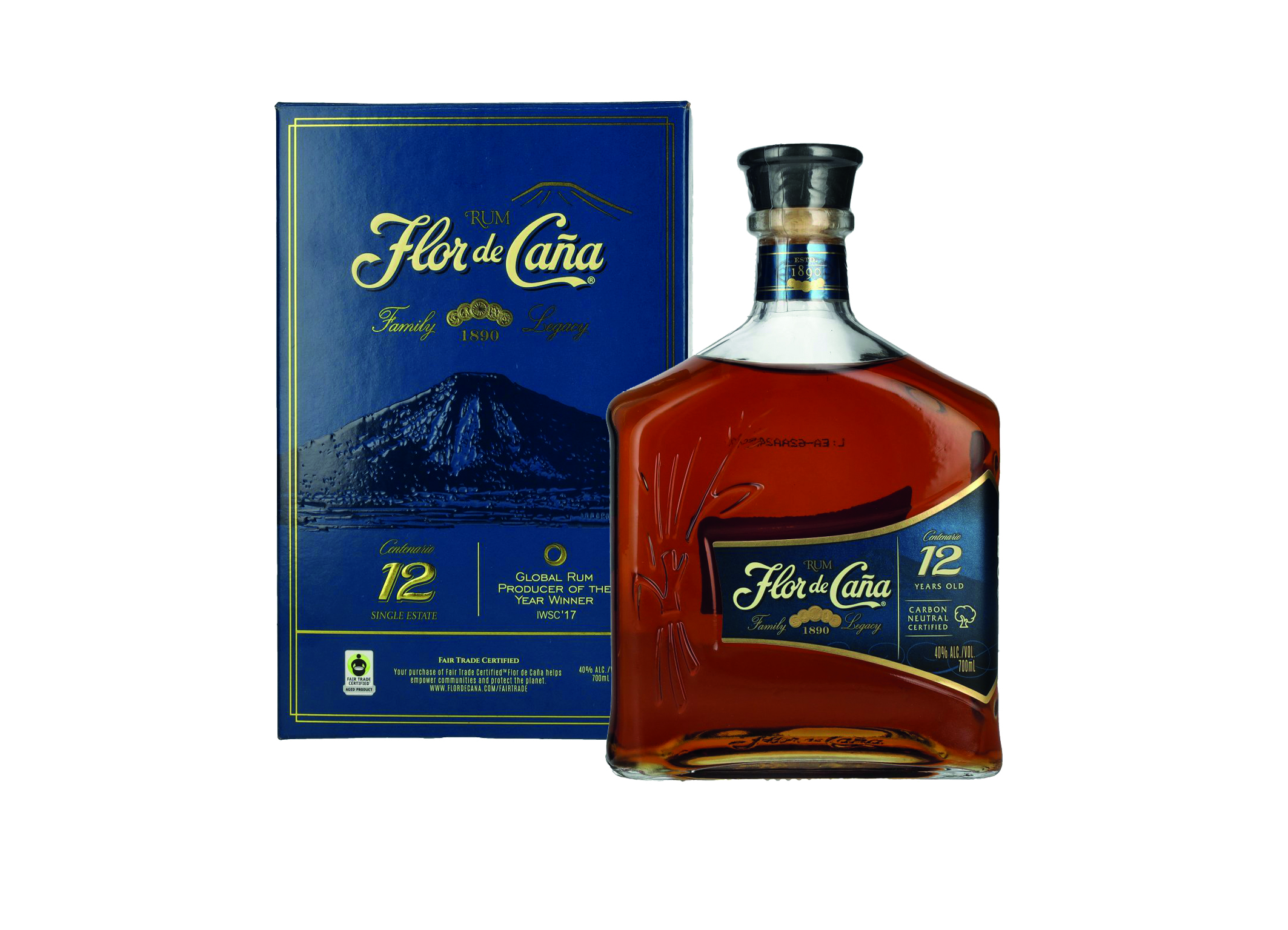 (Bild für) Flor de Cana Centenario 12 YO 0,7L 40% 6