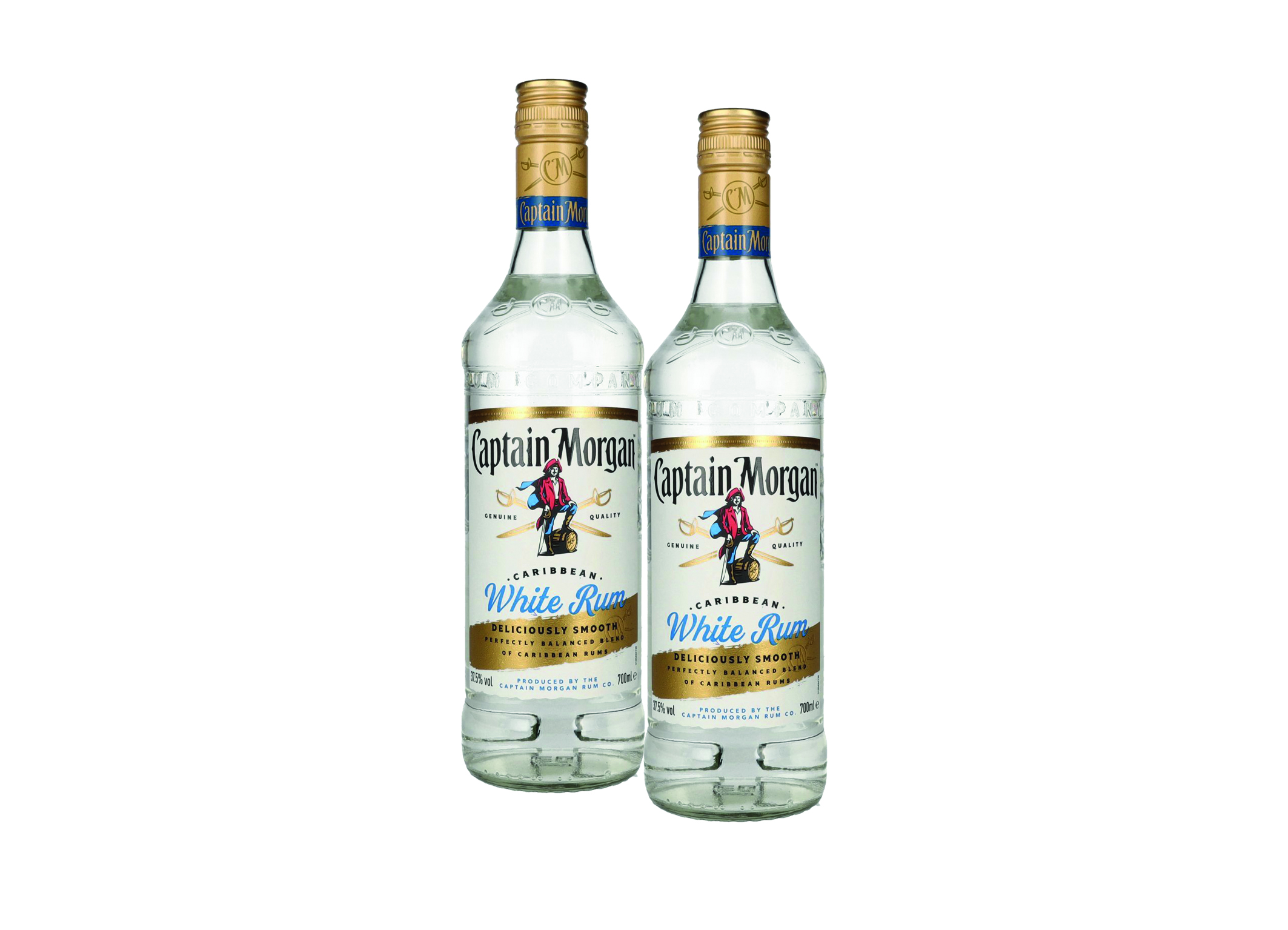 (Bild für) Captain Morgan White Rum 0,7L 37,5% 1