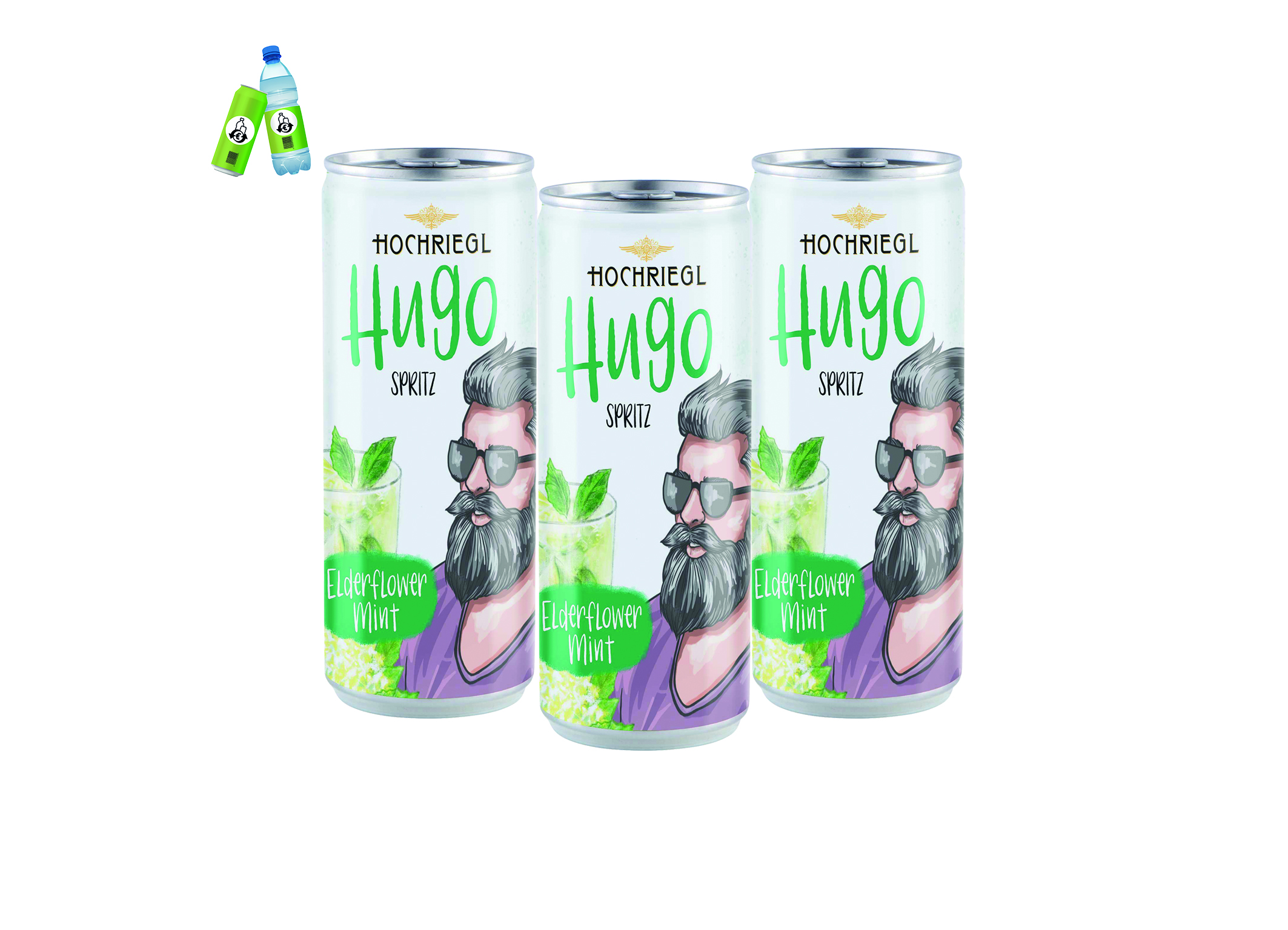 (Bild für) Hochriegl Hugo Holunder Minze 0,25L DS EWP 12