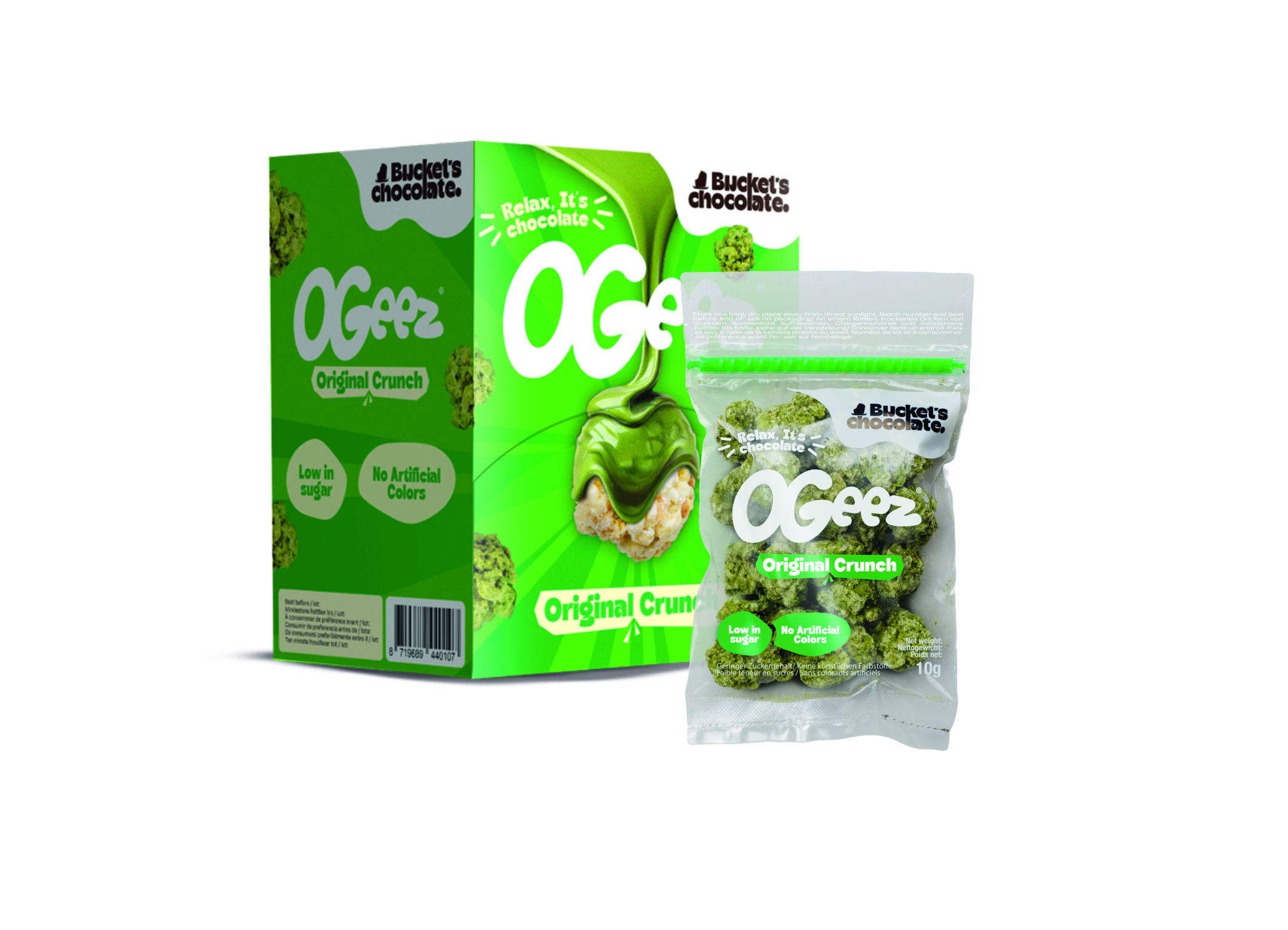 (Bild für) Ogeez Chocolate Crunch 10g 36