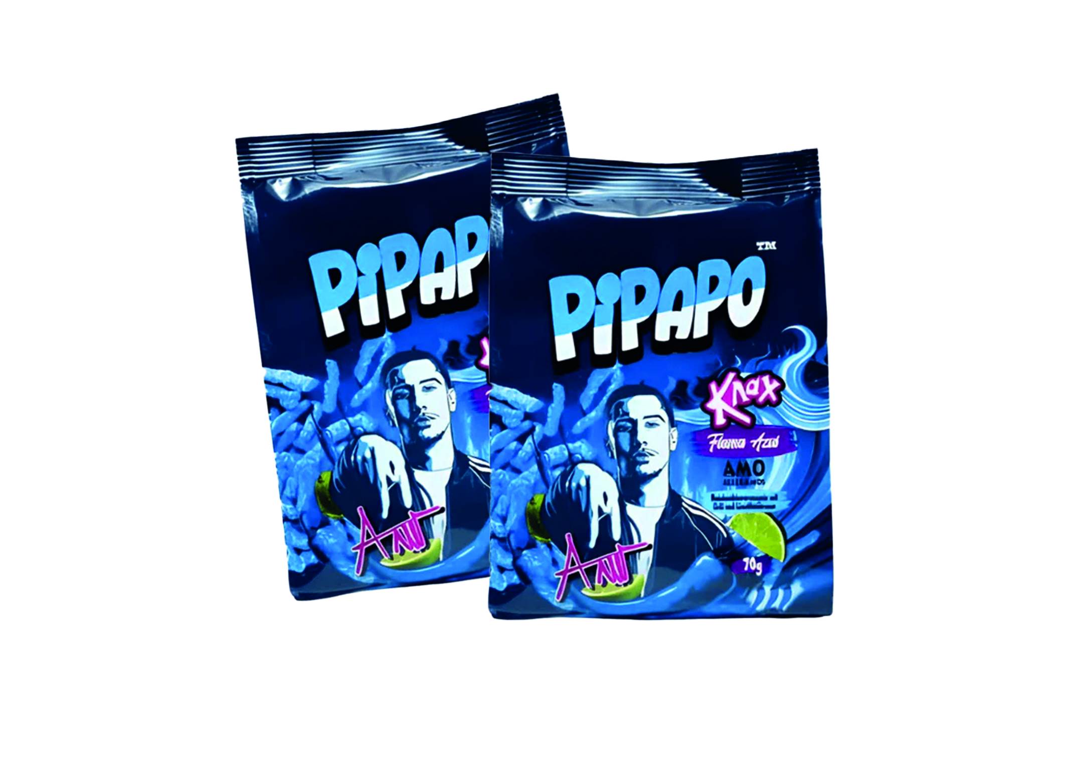 (Bild für) Pipapo Knax Chips Flama Azul 70g 24