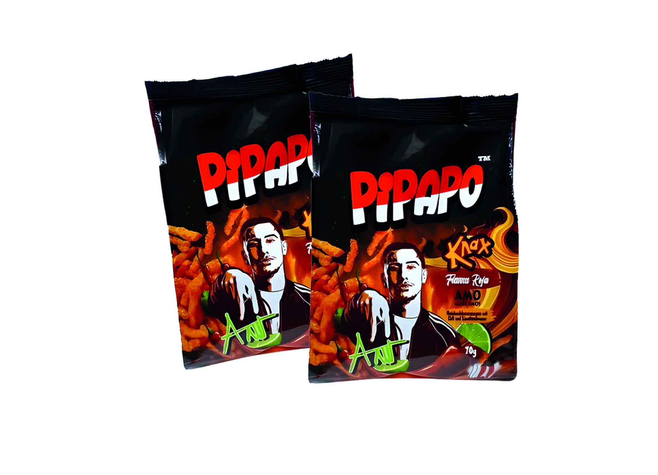 (Bild für) Pipapo Knax Chips Flama Roja 70g 24