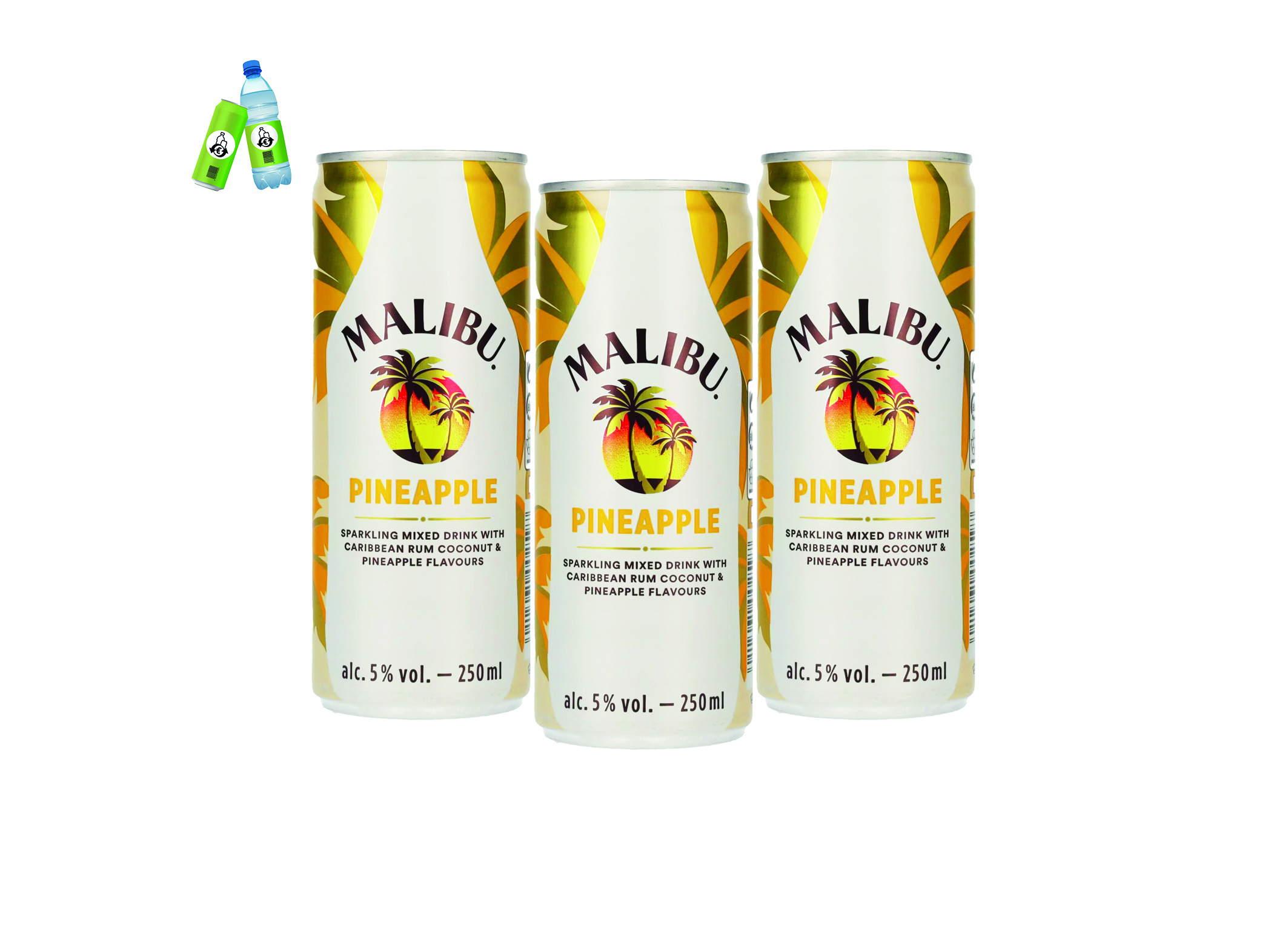(Bild für) Malibu Pineapple 0,25L DS EWP 12