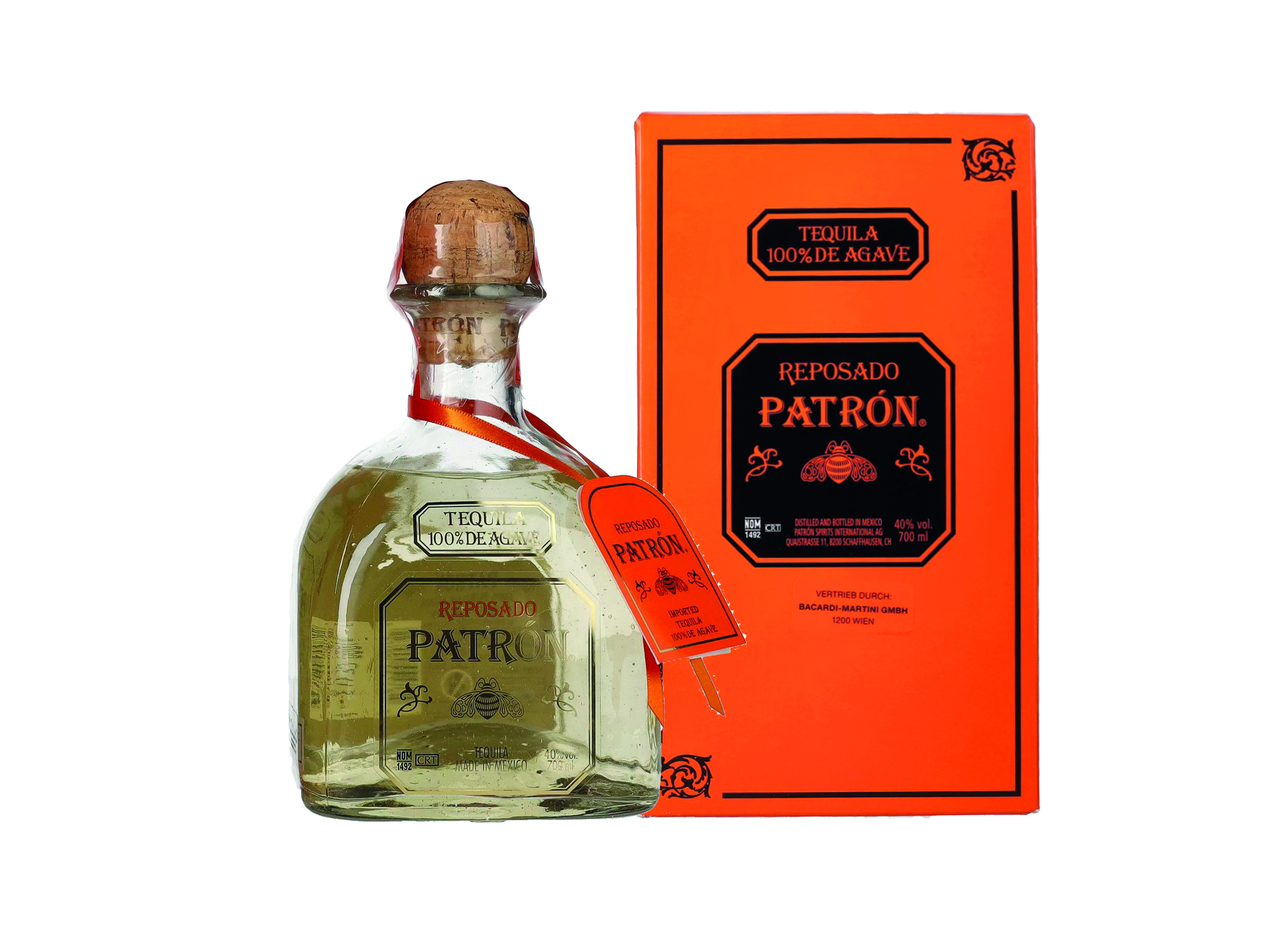 (Bild für) Patron Tequila Reposado 0,7L 40% 6