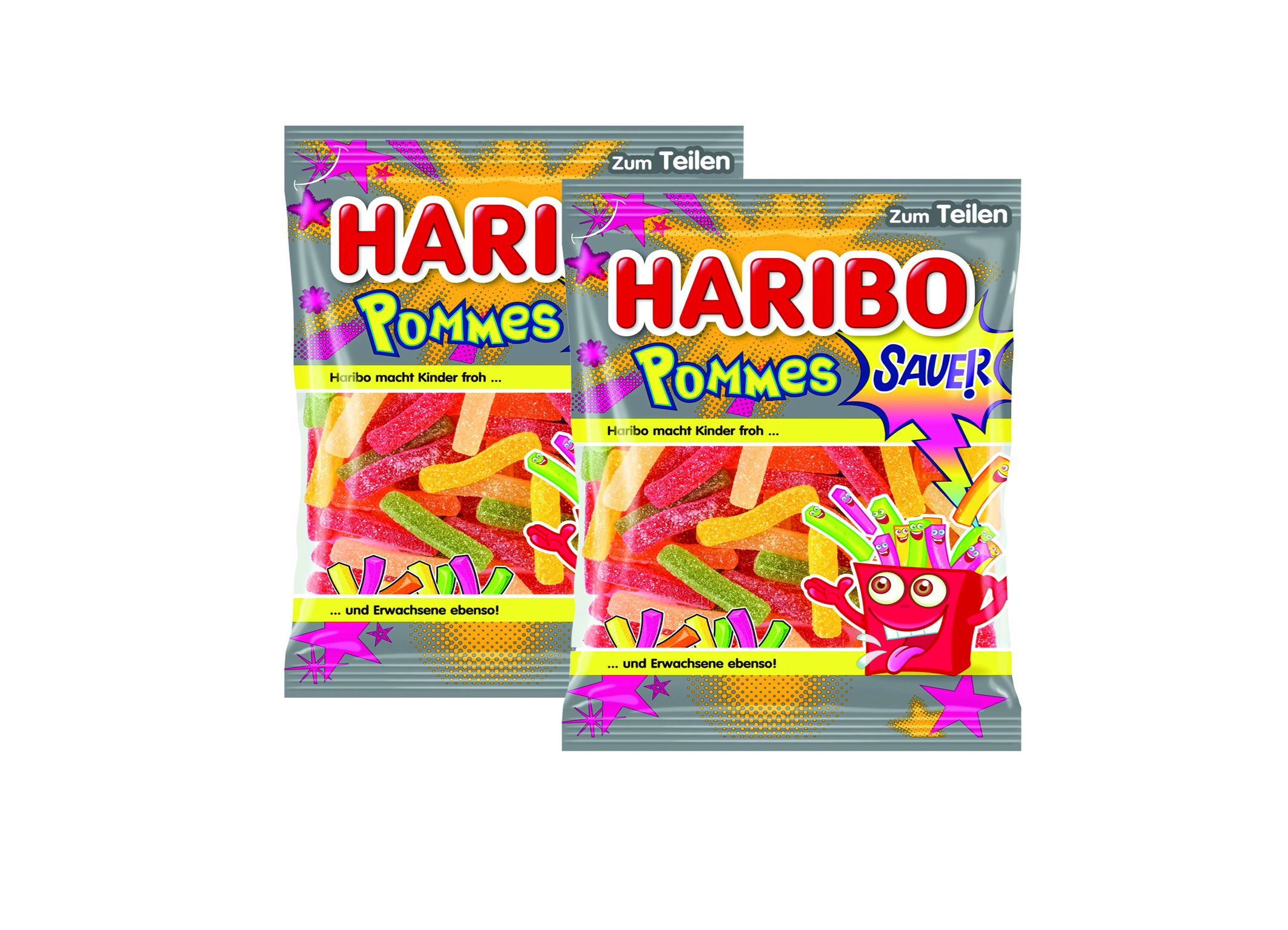 (Bild für) Haribo Saure Pommes 100g 24