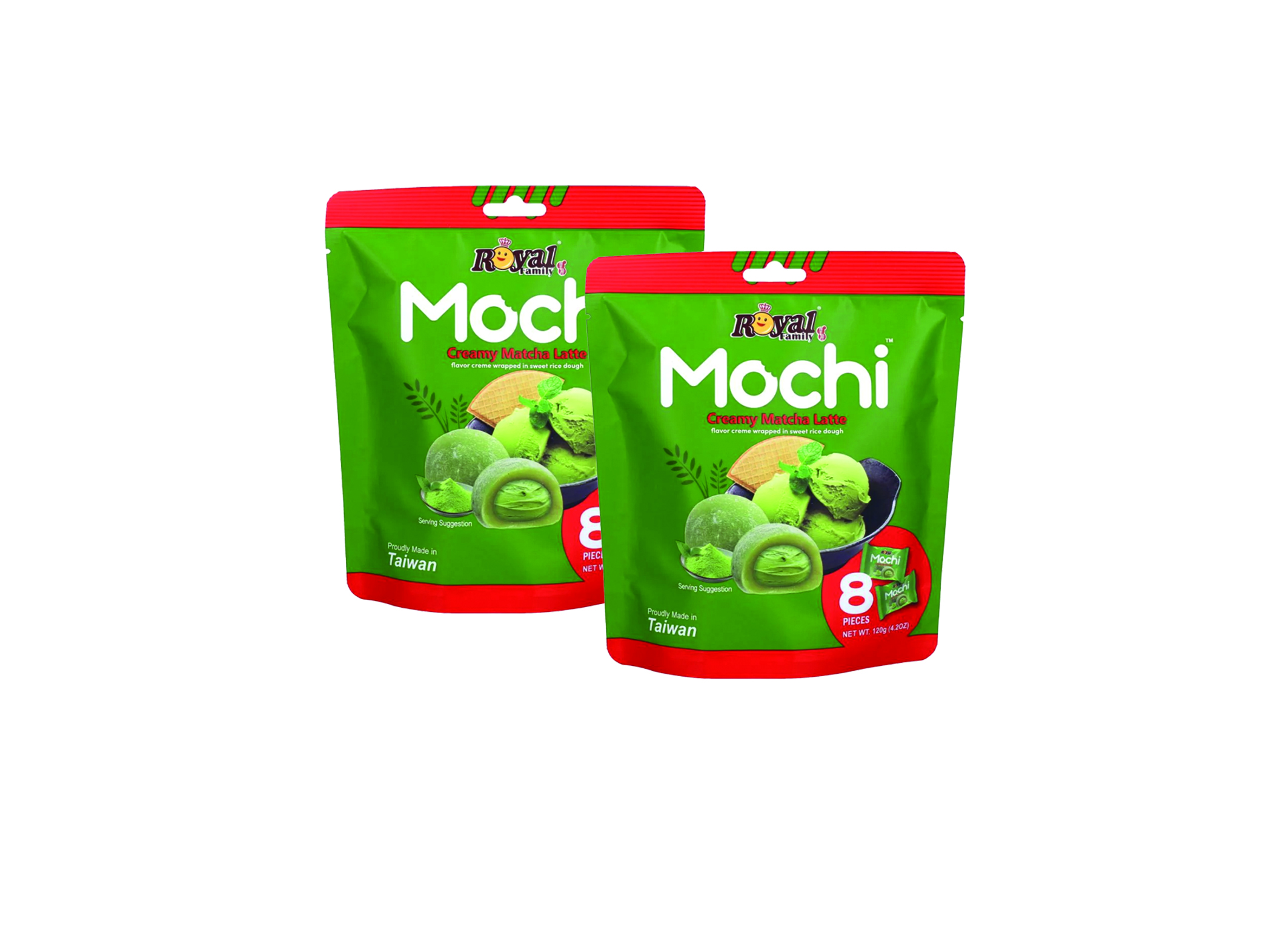(Bild für) Royal Family Mochi Creamy Matcha Latte 120g 12