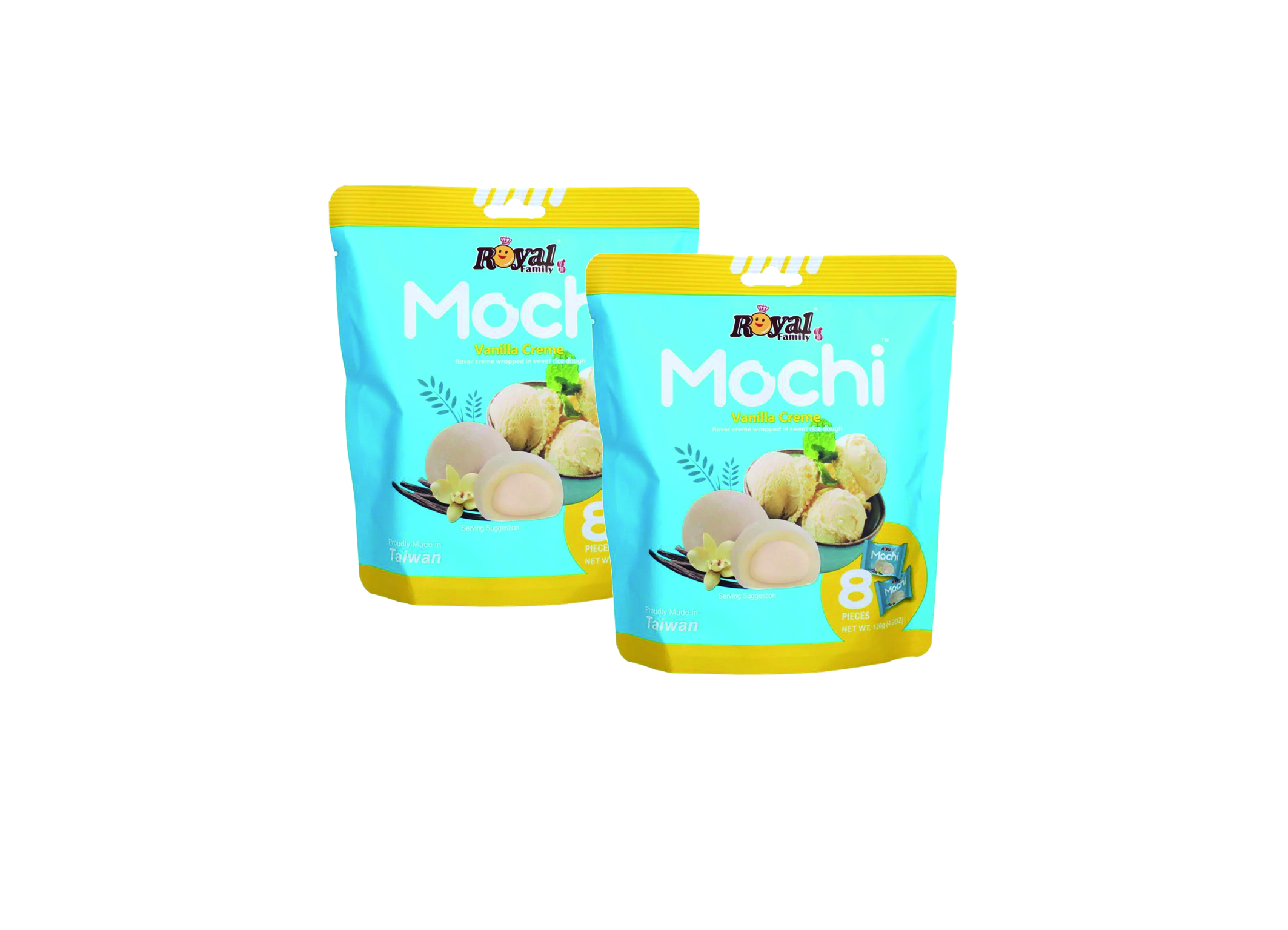 (Bild für) Royal Family Mochi Vanilla Creme 120g 12