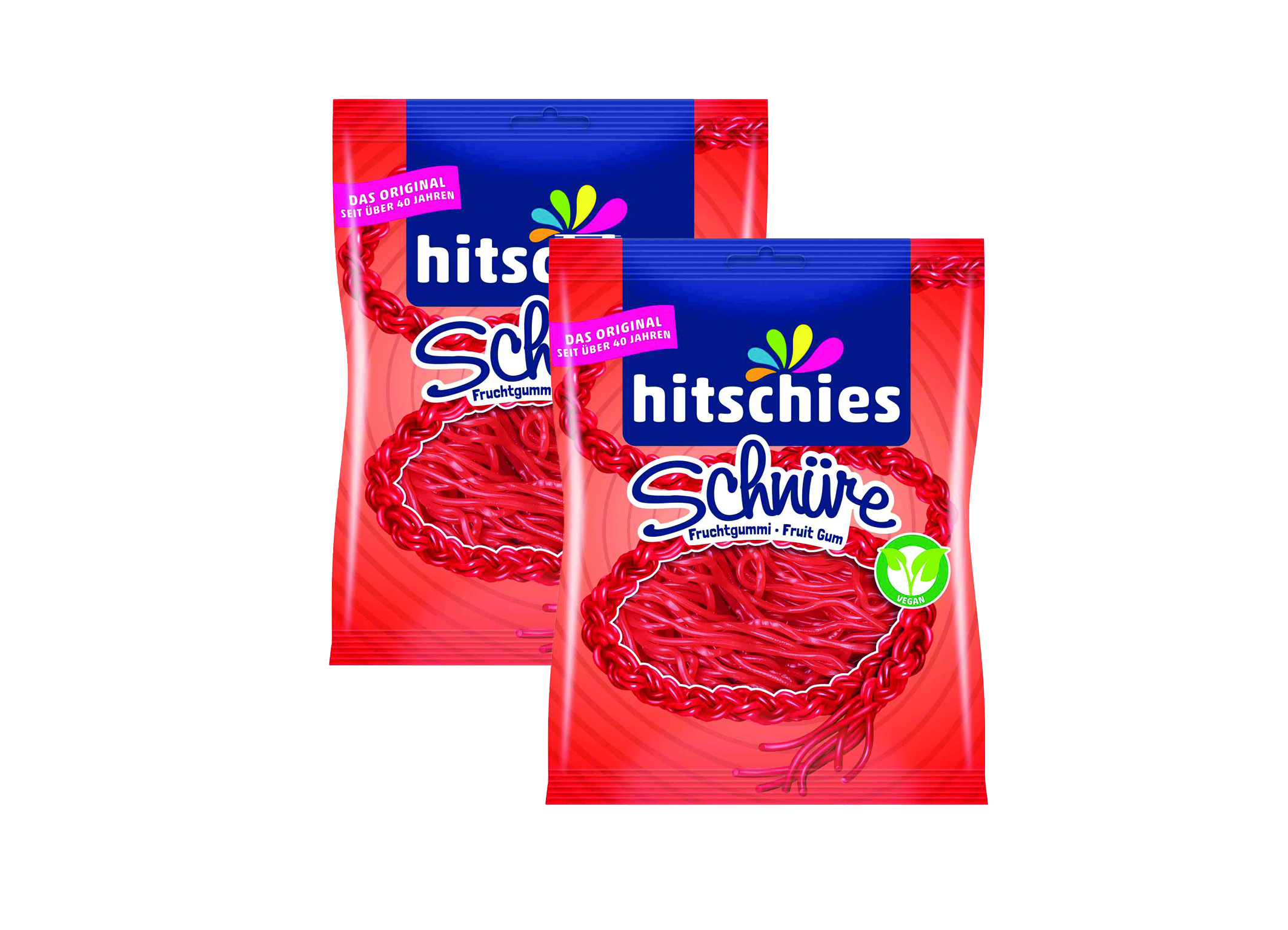 (Bild für) Hitschies Schnüre Erdbeere 125g 15