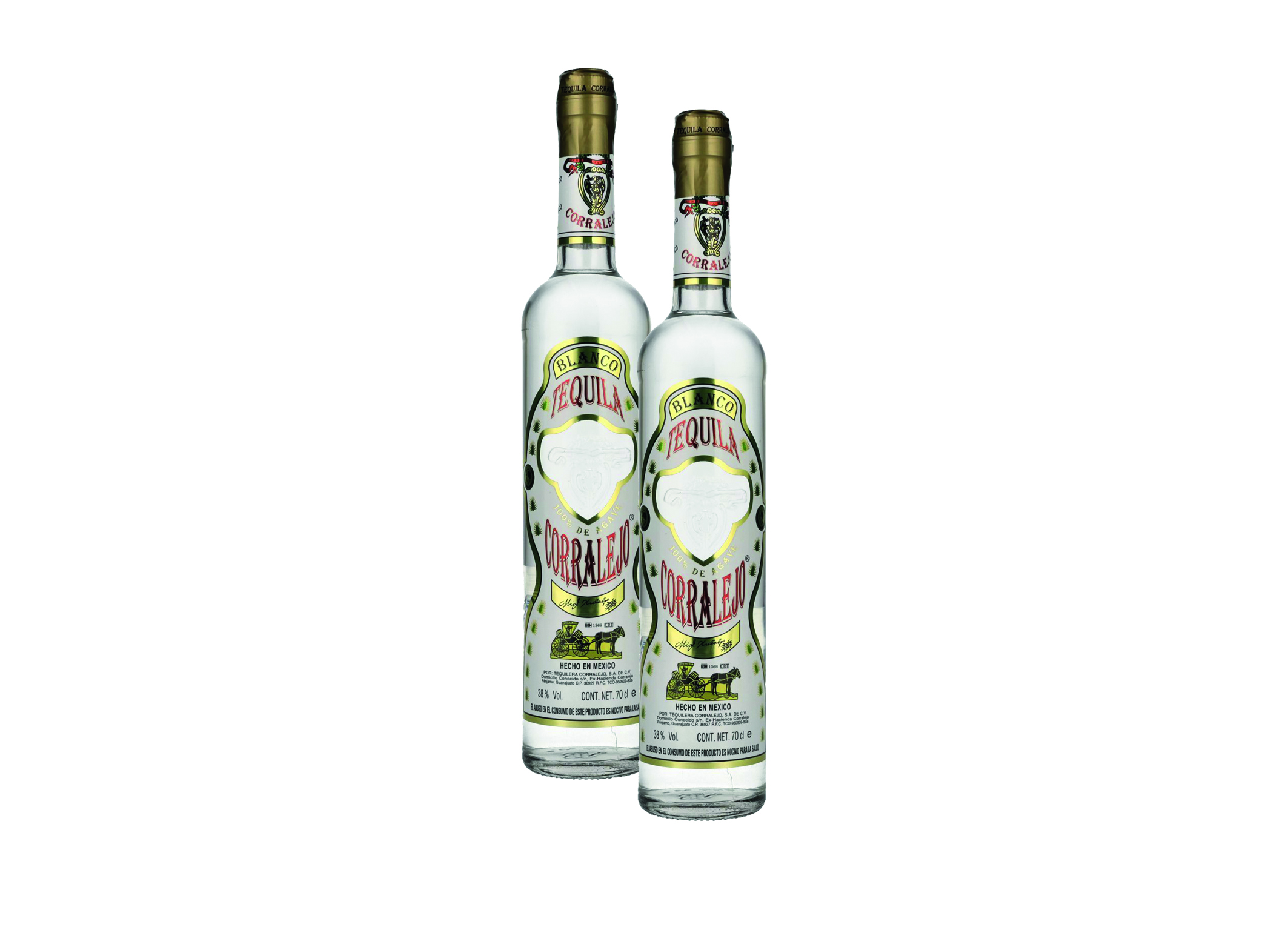(Bild für) Corralejo Tequila Blanco 0,7L 38% 6