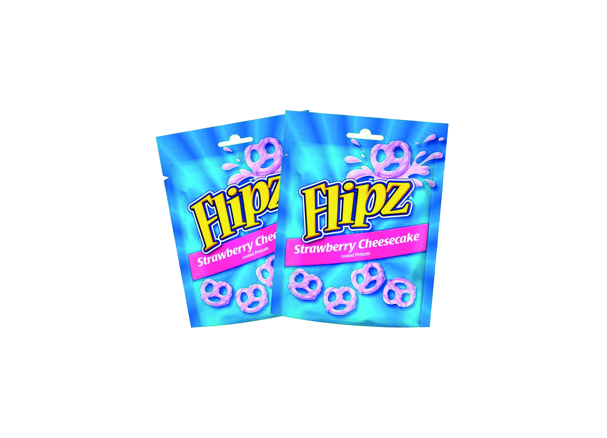 (Bild für) Flipz Strawberry Cheesecake Pretzels 90g 6