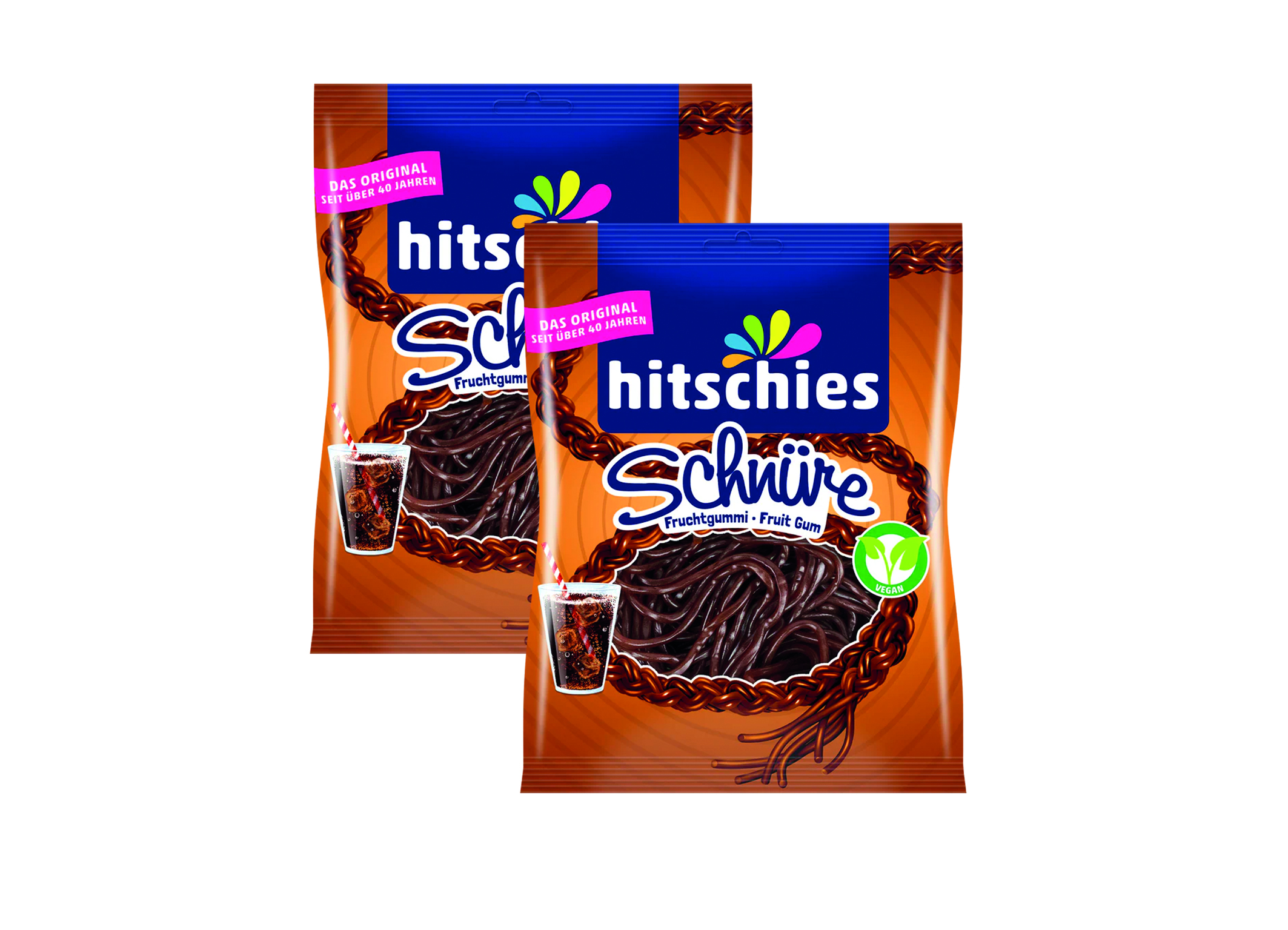 (Bild für) Hitschies Schnüre Cola 125g 15