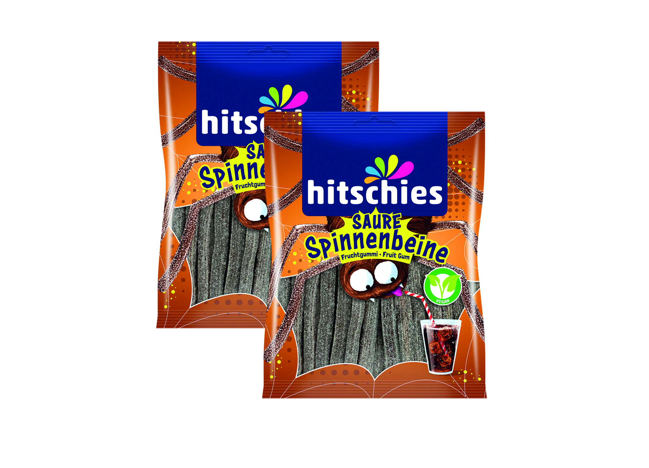 (Bild für) Hitschies Saure Spinnenbeine Cola 125g 20
