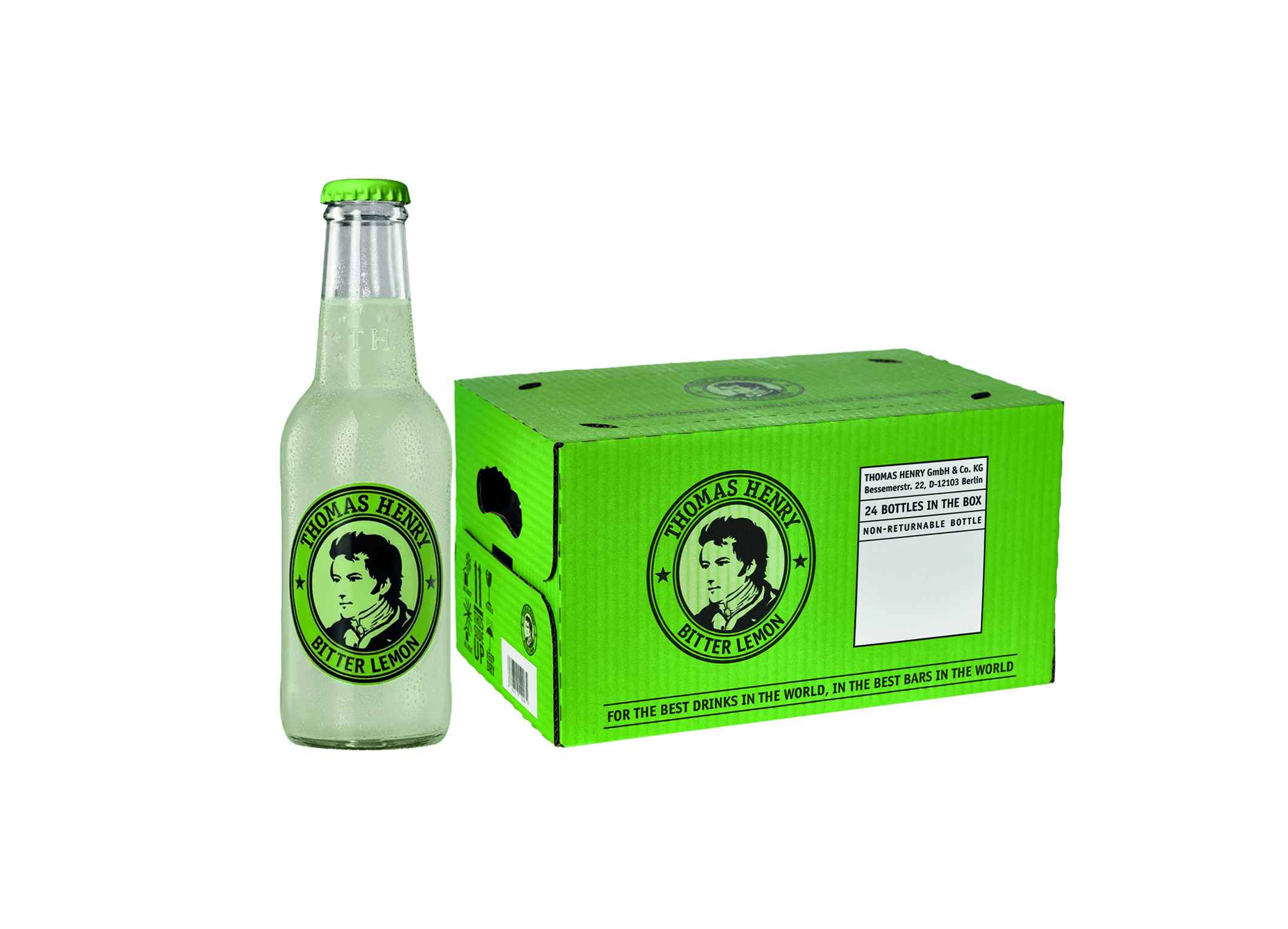 (Bild für) Thomas Henry Bitter Lemon 0,2L FL EW 24