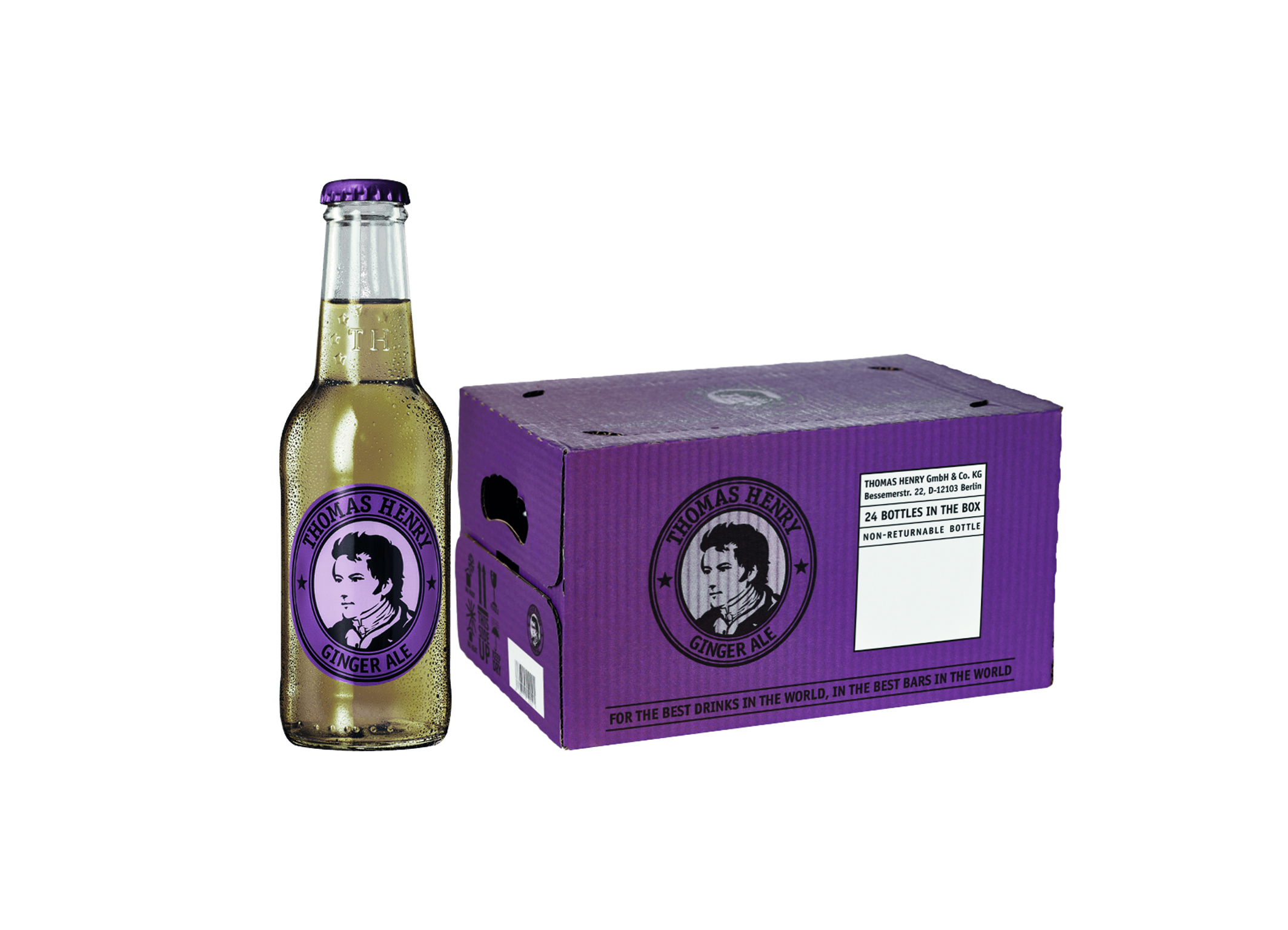 (Bild für) Thomas Henry Ginger Ale 0,2L FL EW 24