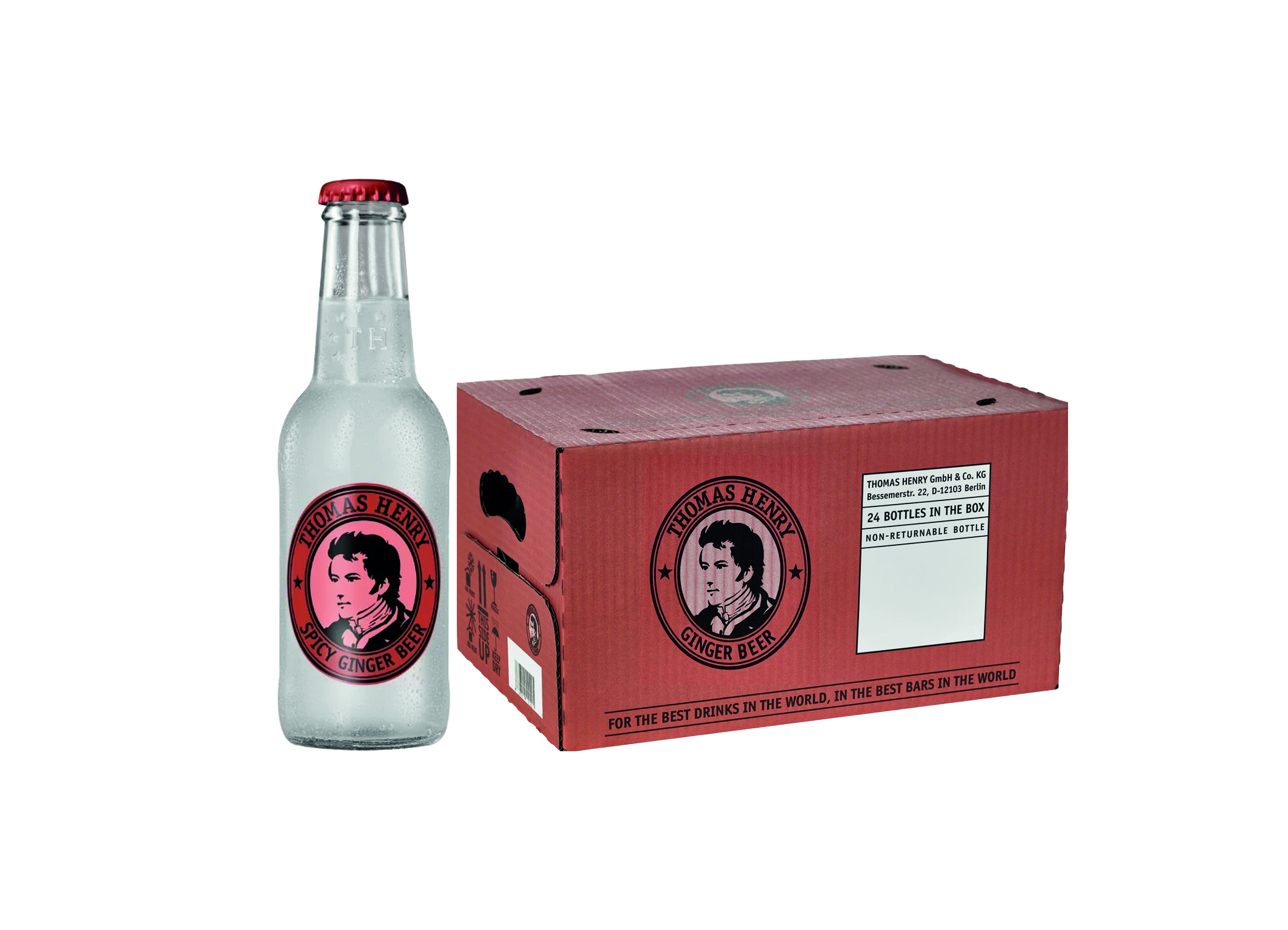 (Bild für) Thomas Henry Ginger Beer 0,2L FL EW 24