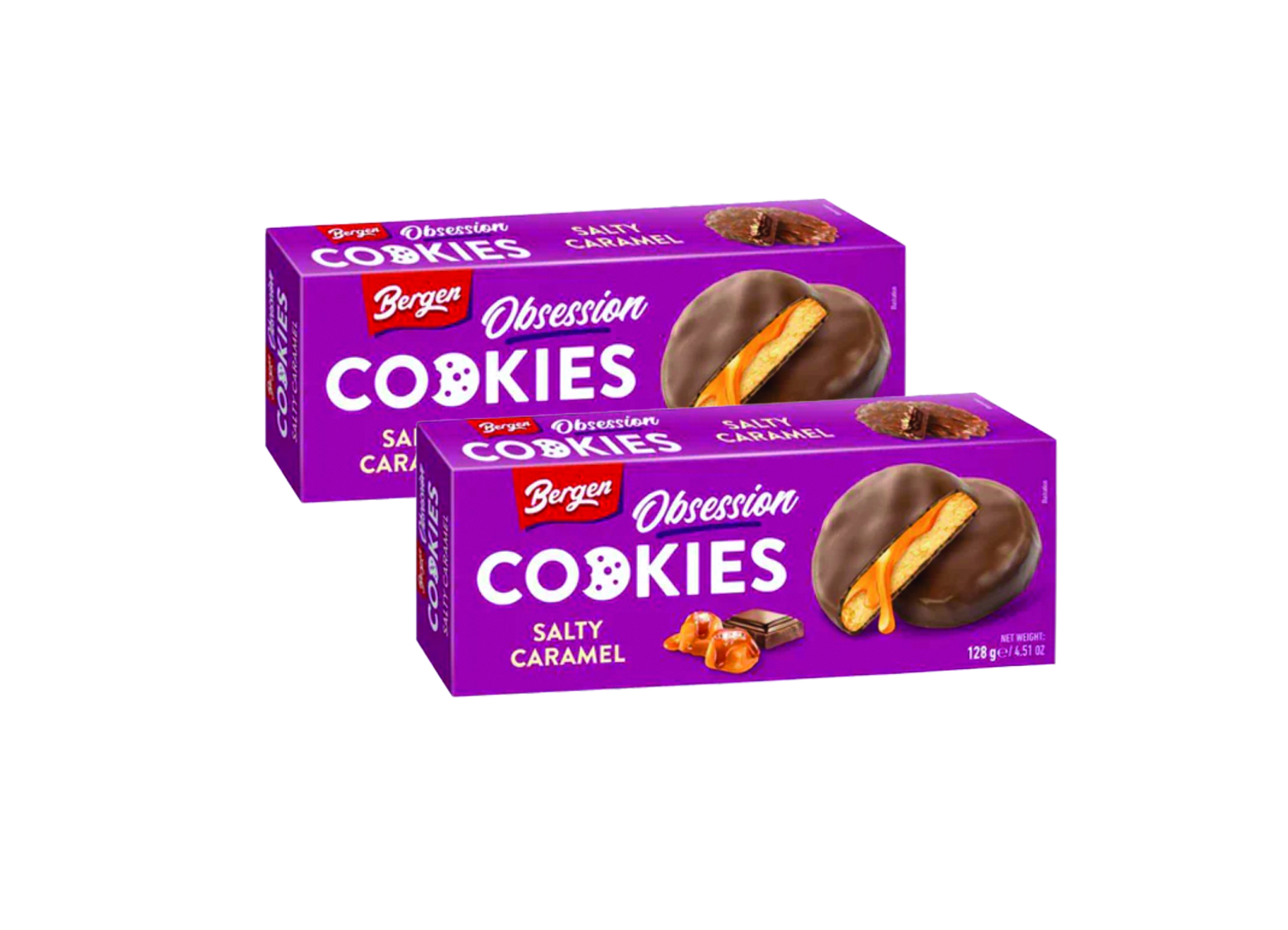 (Bild für) Bergen Salted Caramel Cookies 128g 18