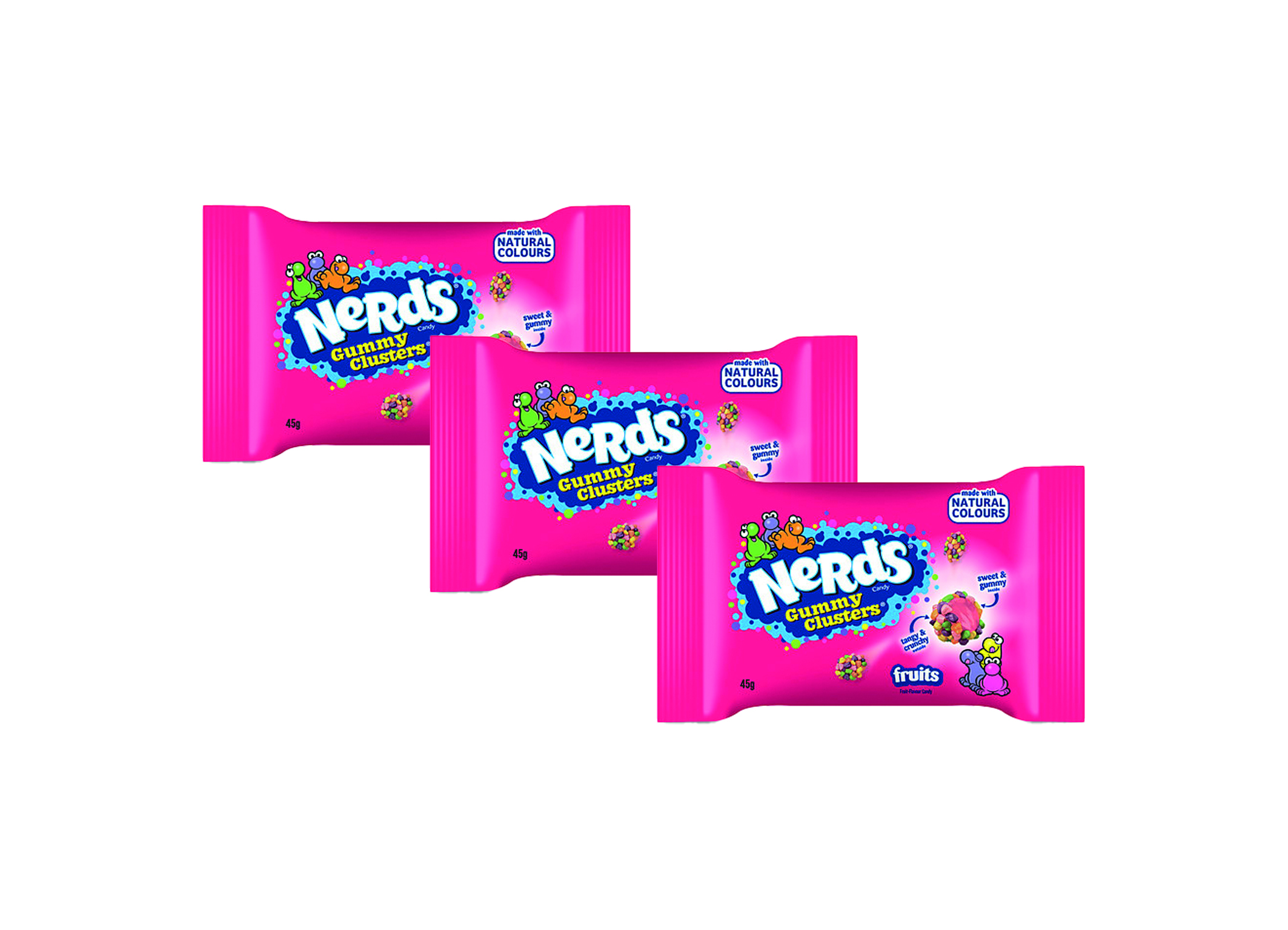 (Bild für) Nerds Gummy Clusters Rainbow 45g 20