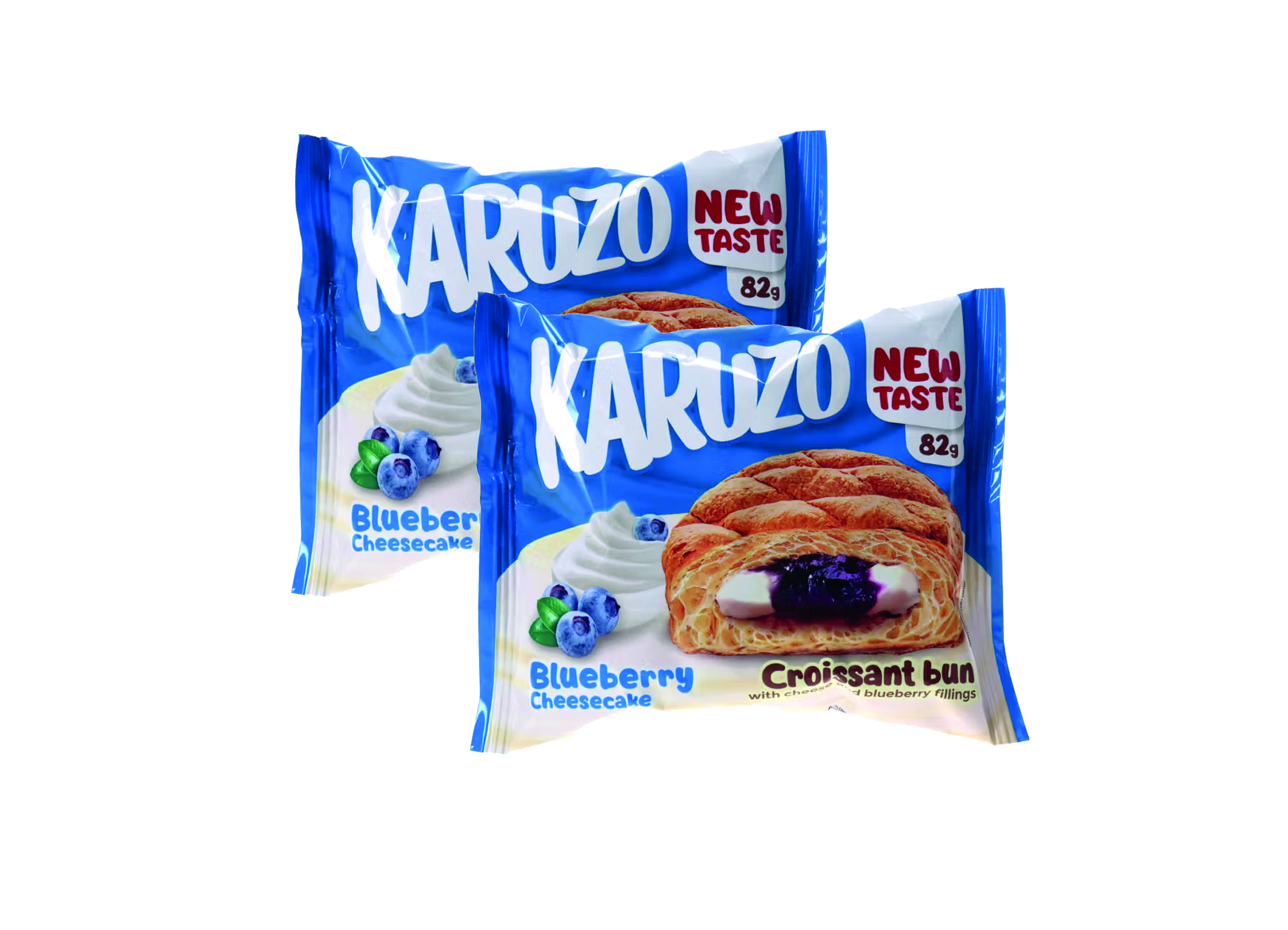 (Bild für) Karuzo Croissant Blueberry-Cheesecake 82g 24